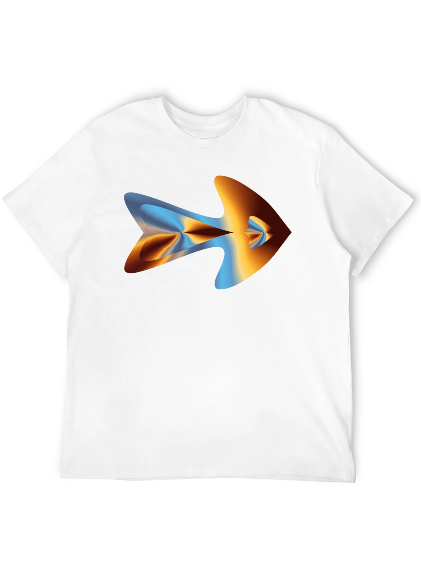 Abstract Arrow Graphic Tee - Mens Black T-Shirt