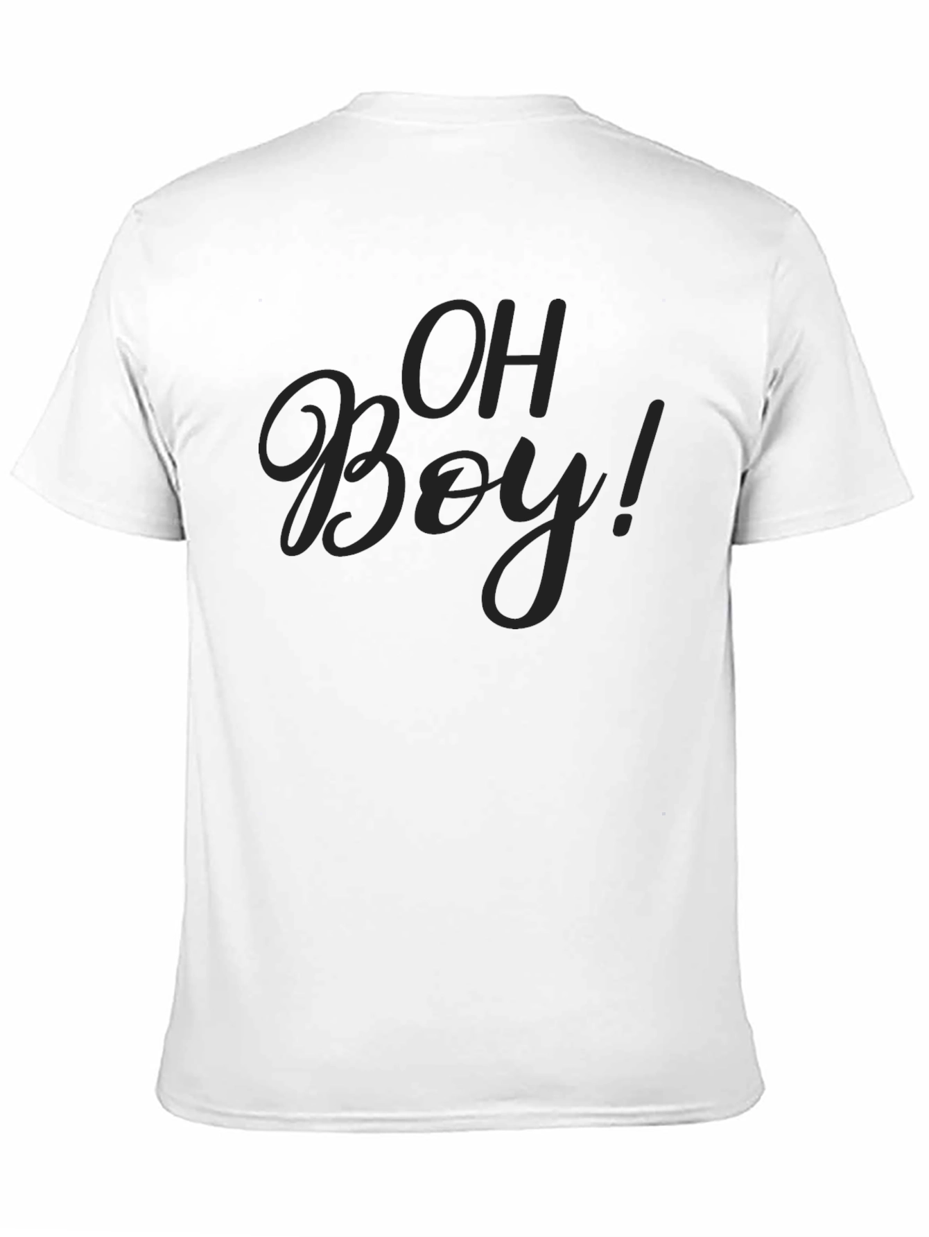 Oh Boy! Crew Neck T-Shirt - Soft Cotton Blend