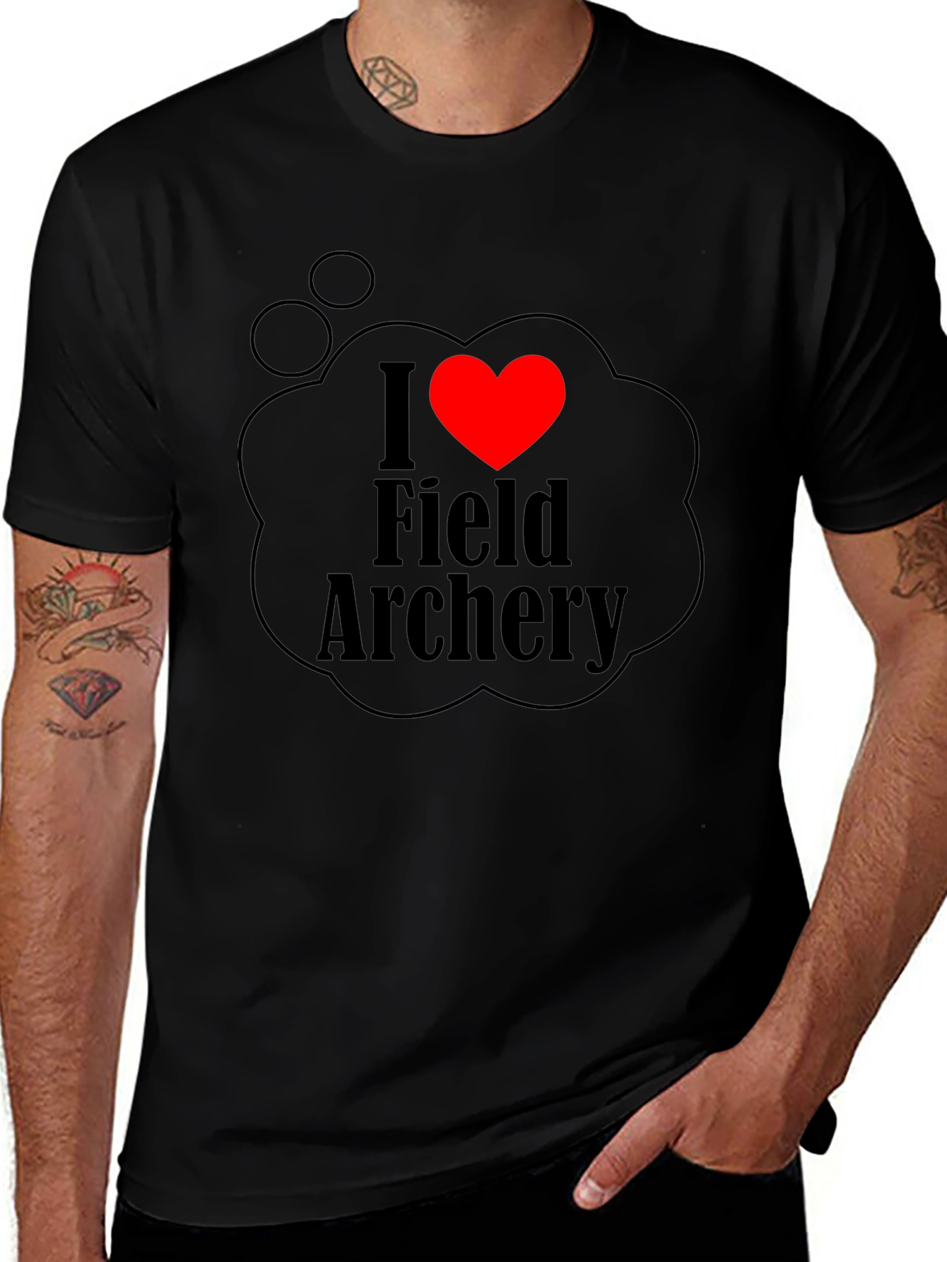 I Love Field Archery T-Shirt