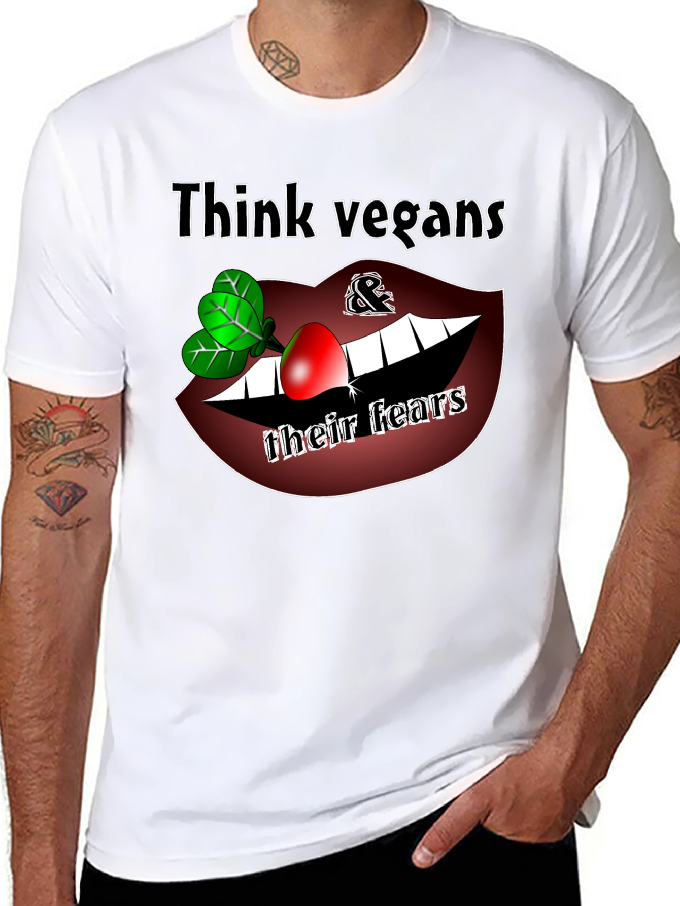 Think Vegans & Their Fears T-Shirt
