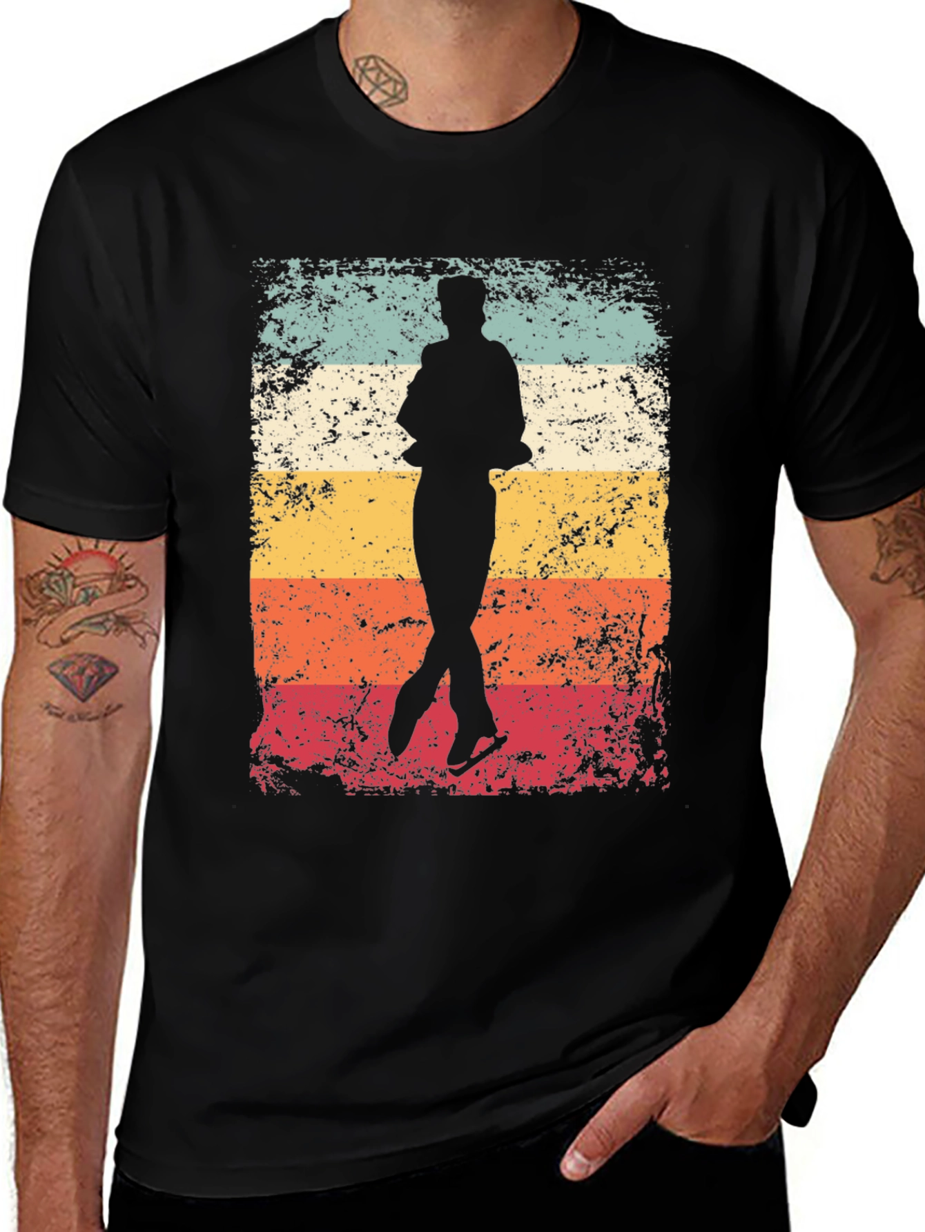 Retro Figure Skating Graphic Tee