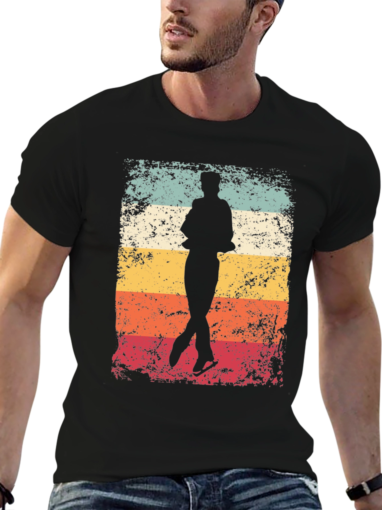 Retro Figure Skating Graphic Tee