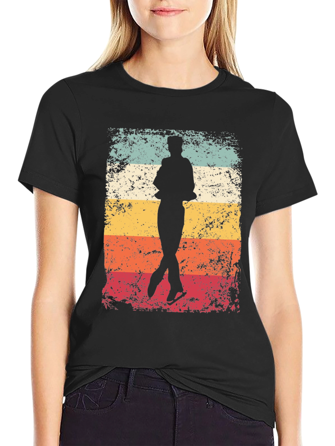 Retro Figure Skating Graphic Tee