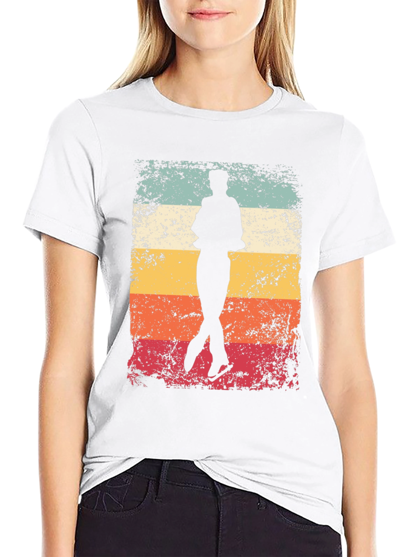 Retro Figure Skating Graphic Tee