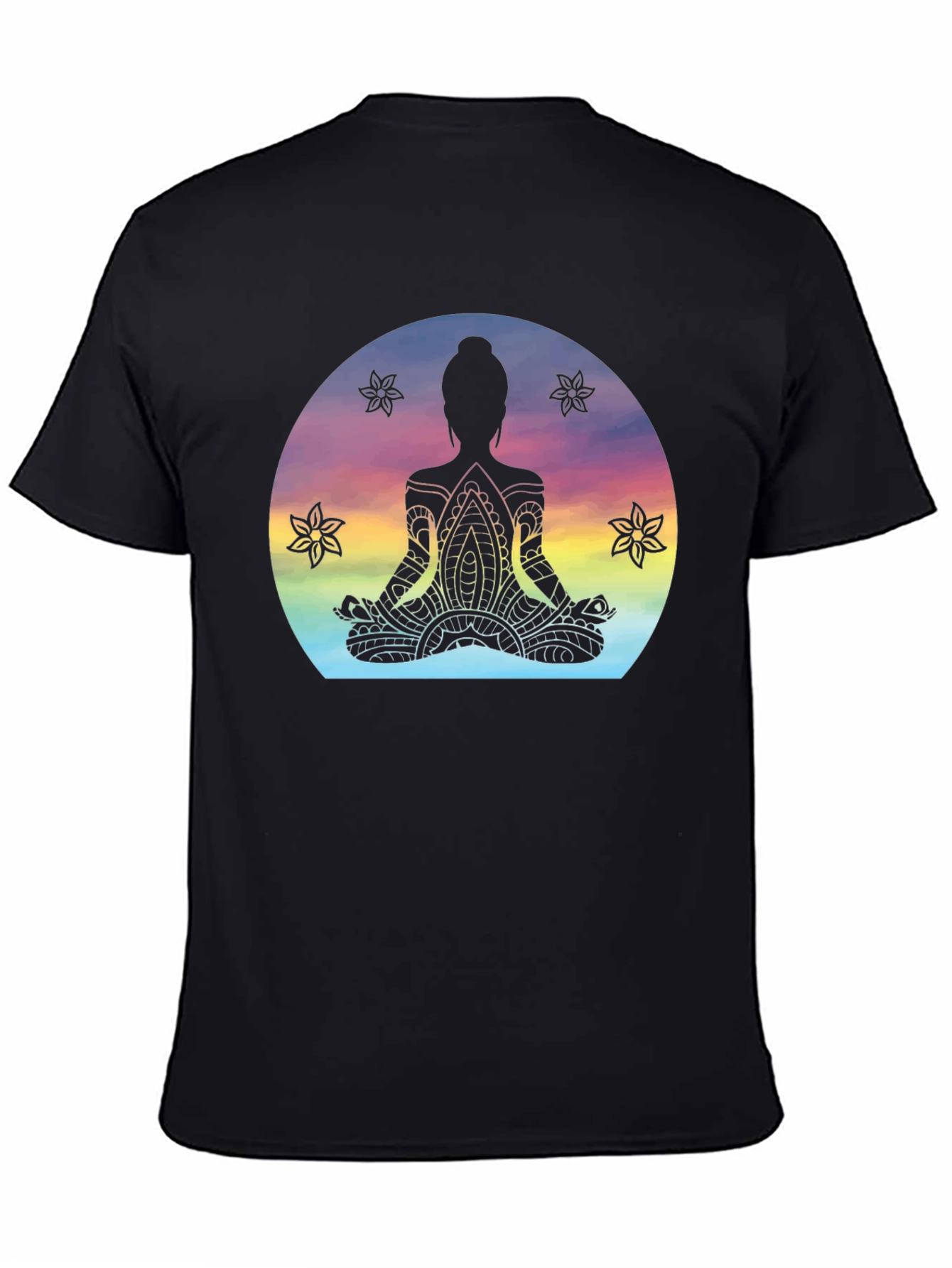 Zen Meditation T-Shirt - Spiritual Mandala Yoga Tee