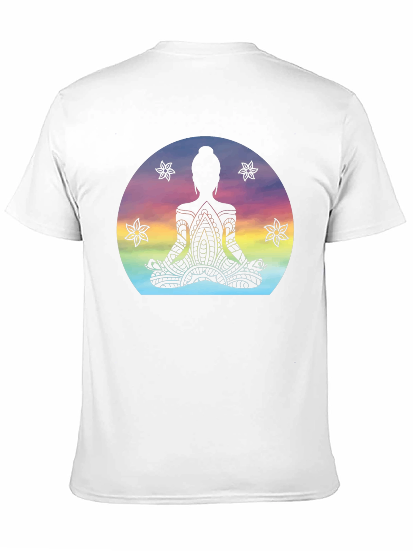 Zen Meditation T-Shirt - Spiritual Mandala Yoga Tee
