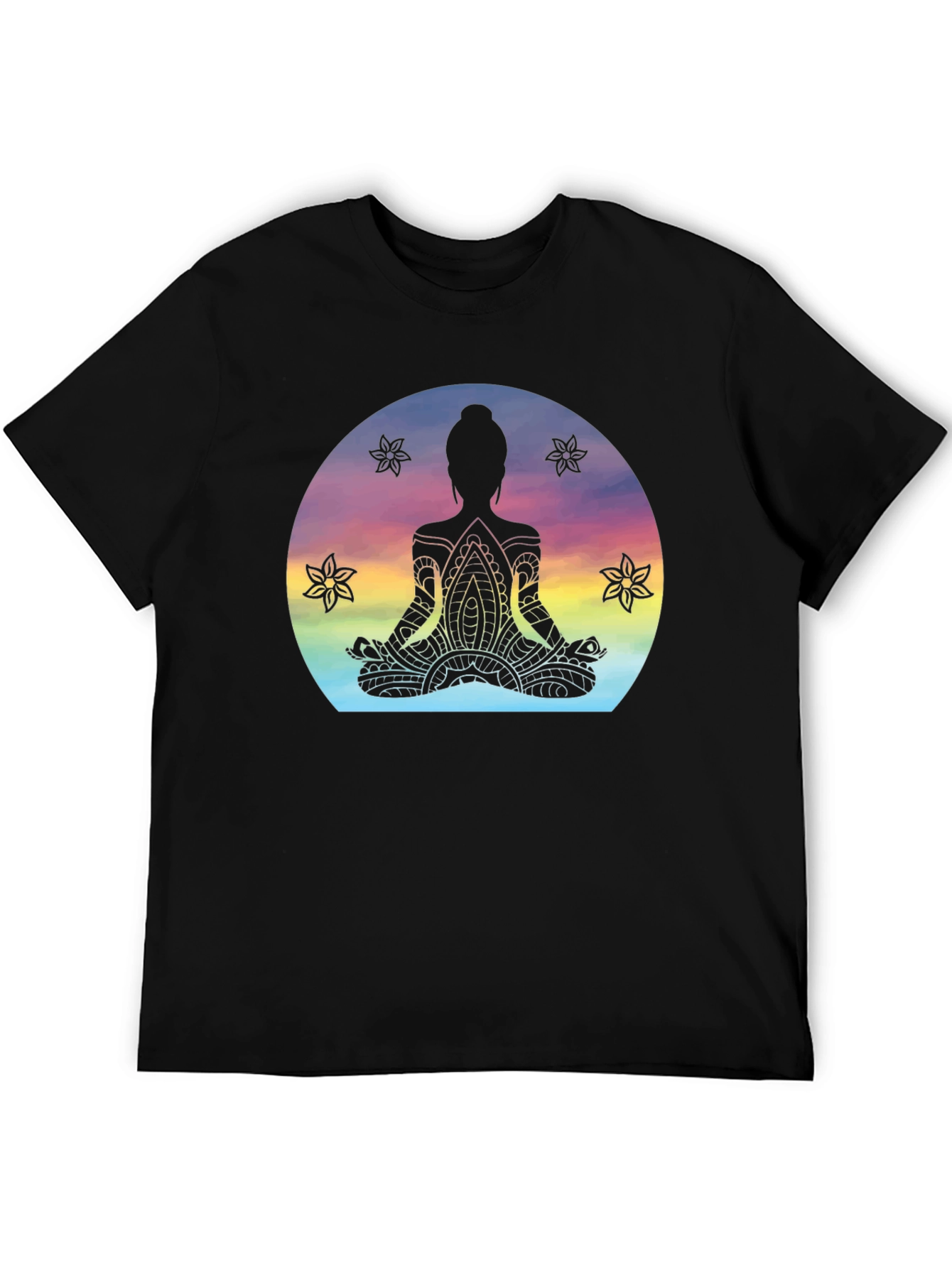 Zen Meditation T-Shirt - Spiritual Mandala Yoga Tee