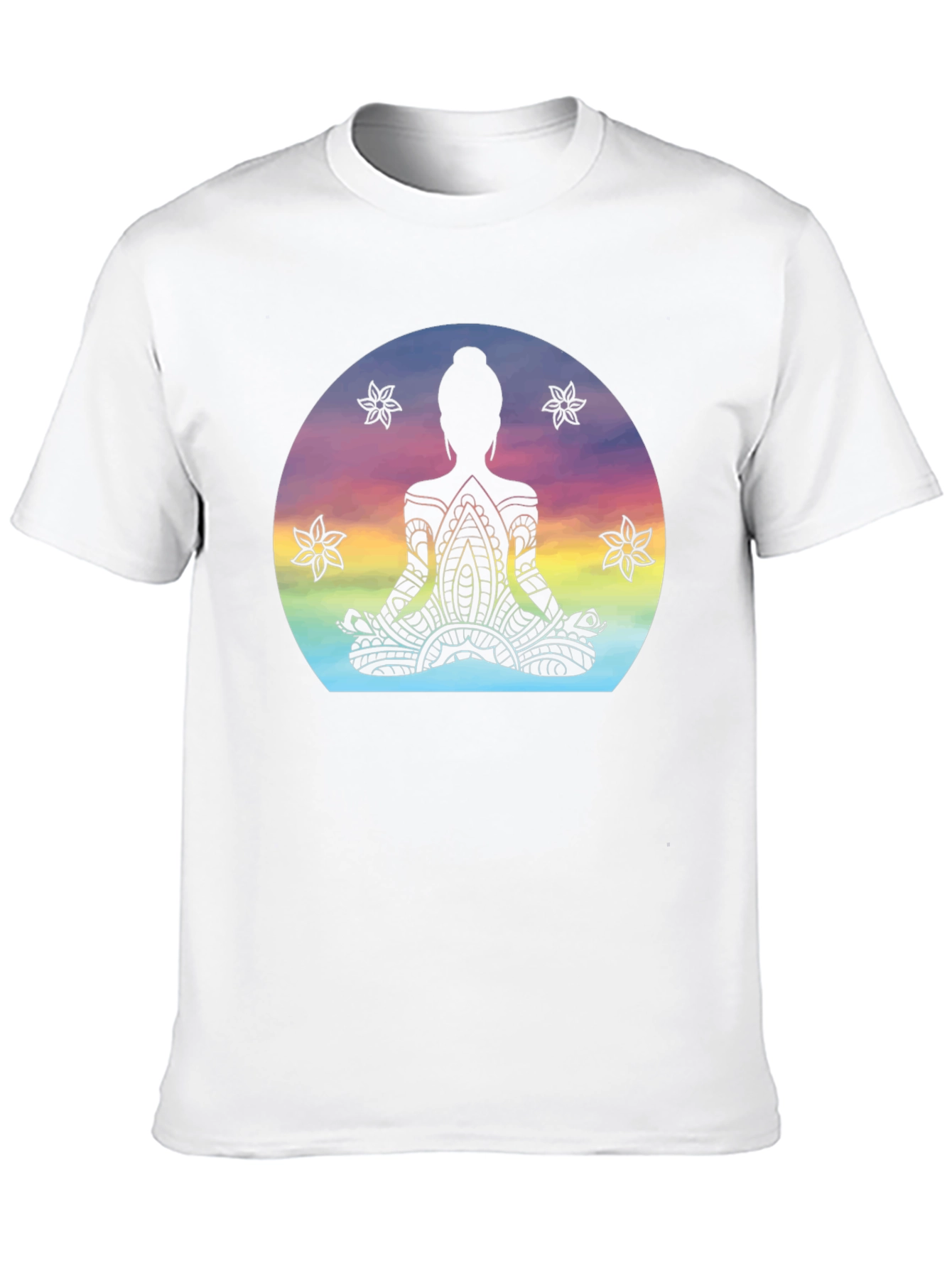 Zen Meditation T-Shirt - Spiritual Mandala Yoga Tee