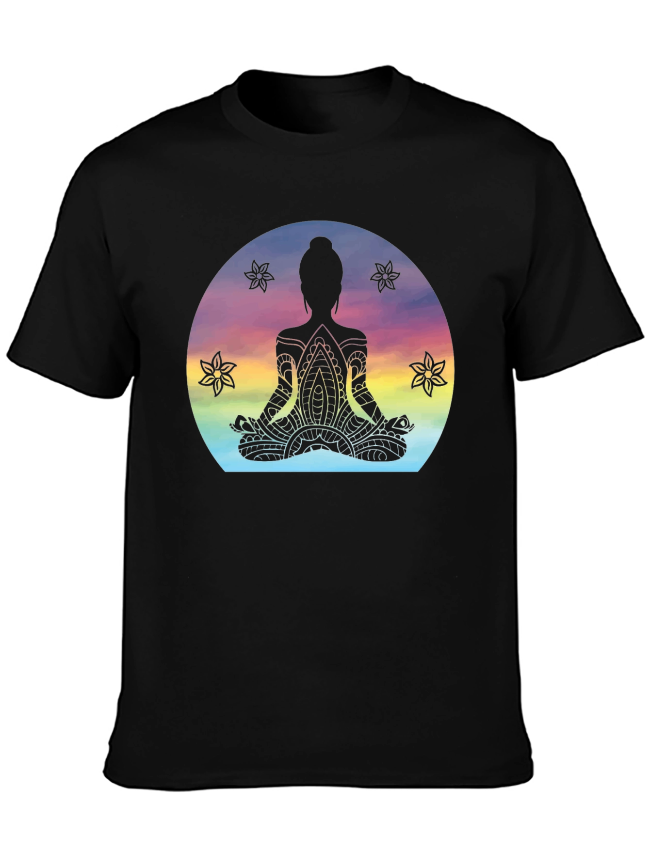 Zen Meditation T-Shirt - Spiritual Mandala Yoga Tee
