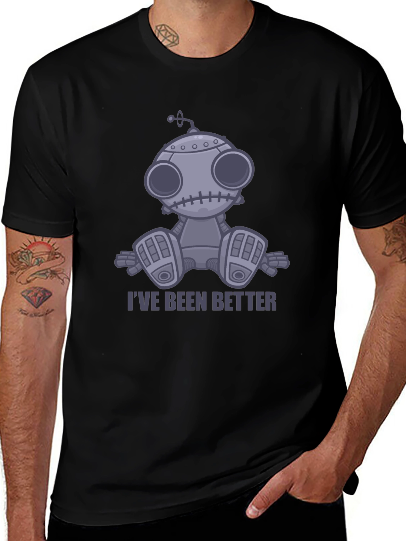 Ive Been Better Robot T-Shirt - Unisex Graphic Tee
