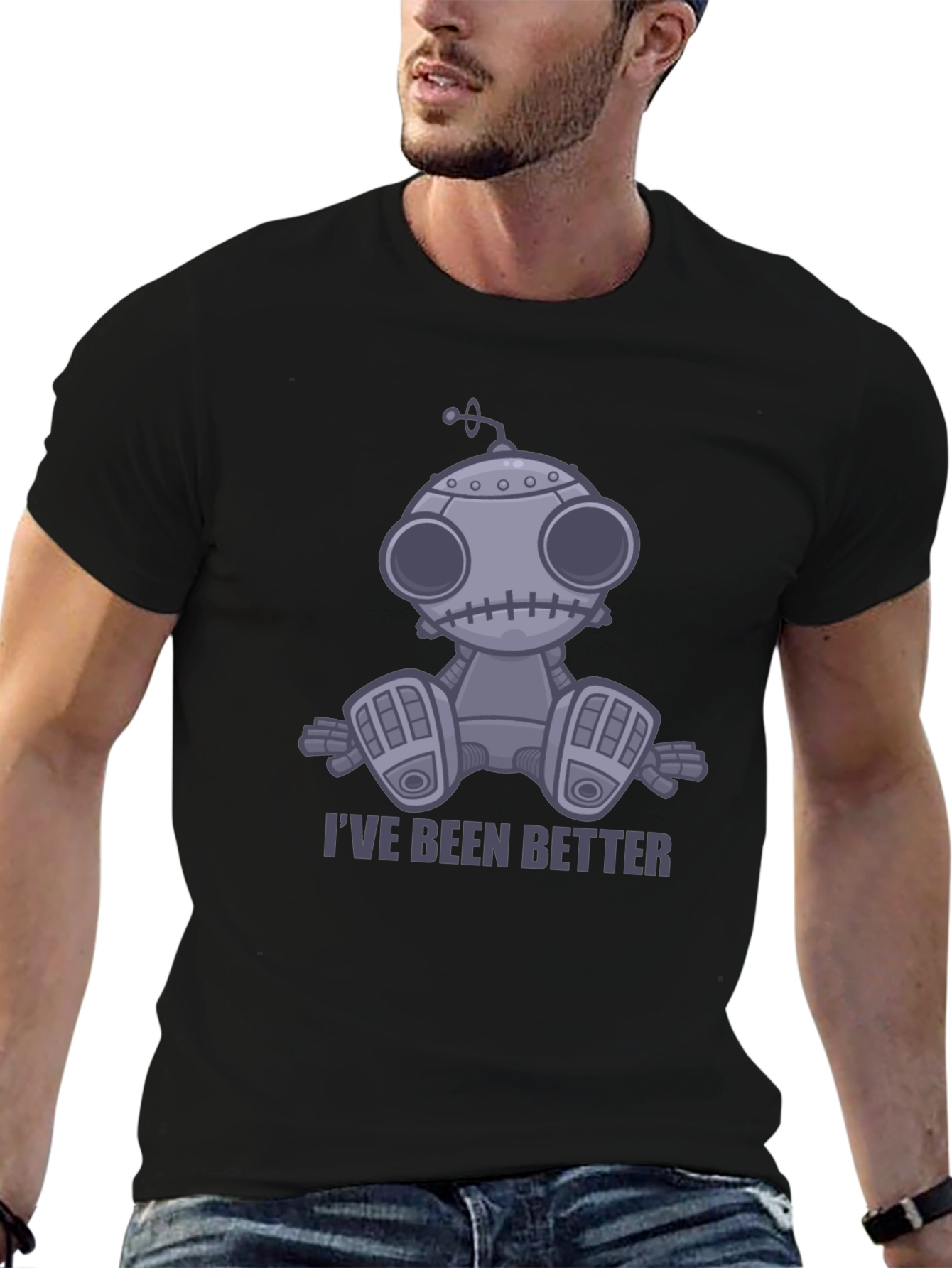 Ive Been Better Robot T-Shirt - Unisex Graphic Tee