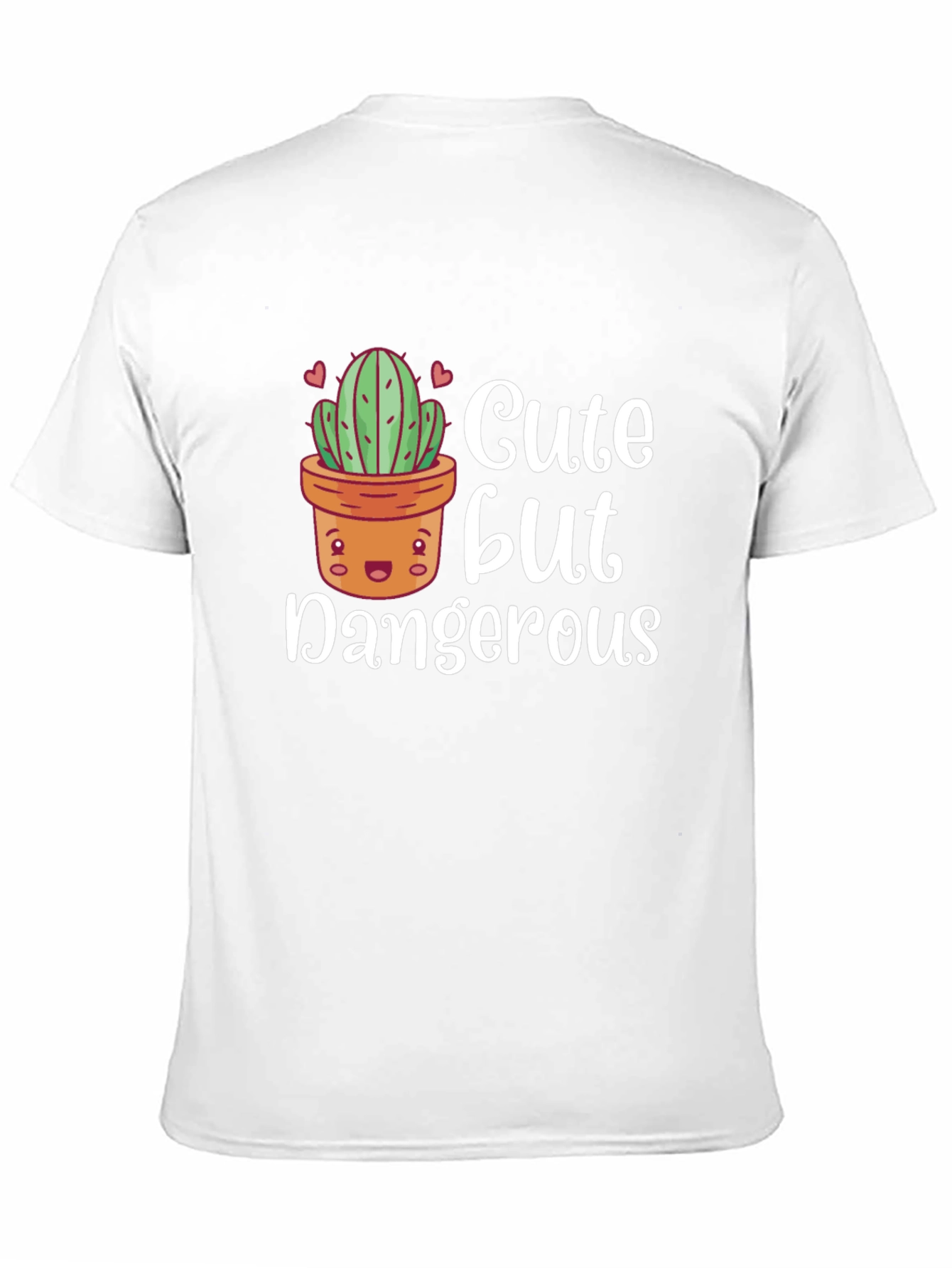 Cute But Dangerous Cactus Graphic T-Shirt