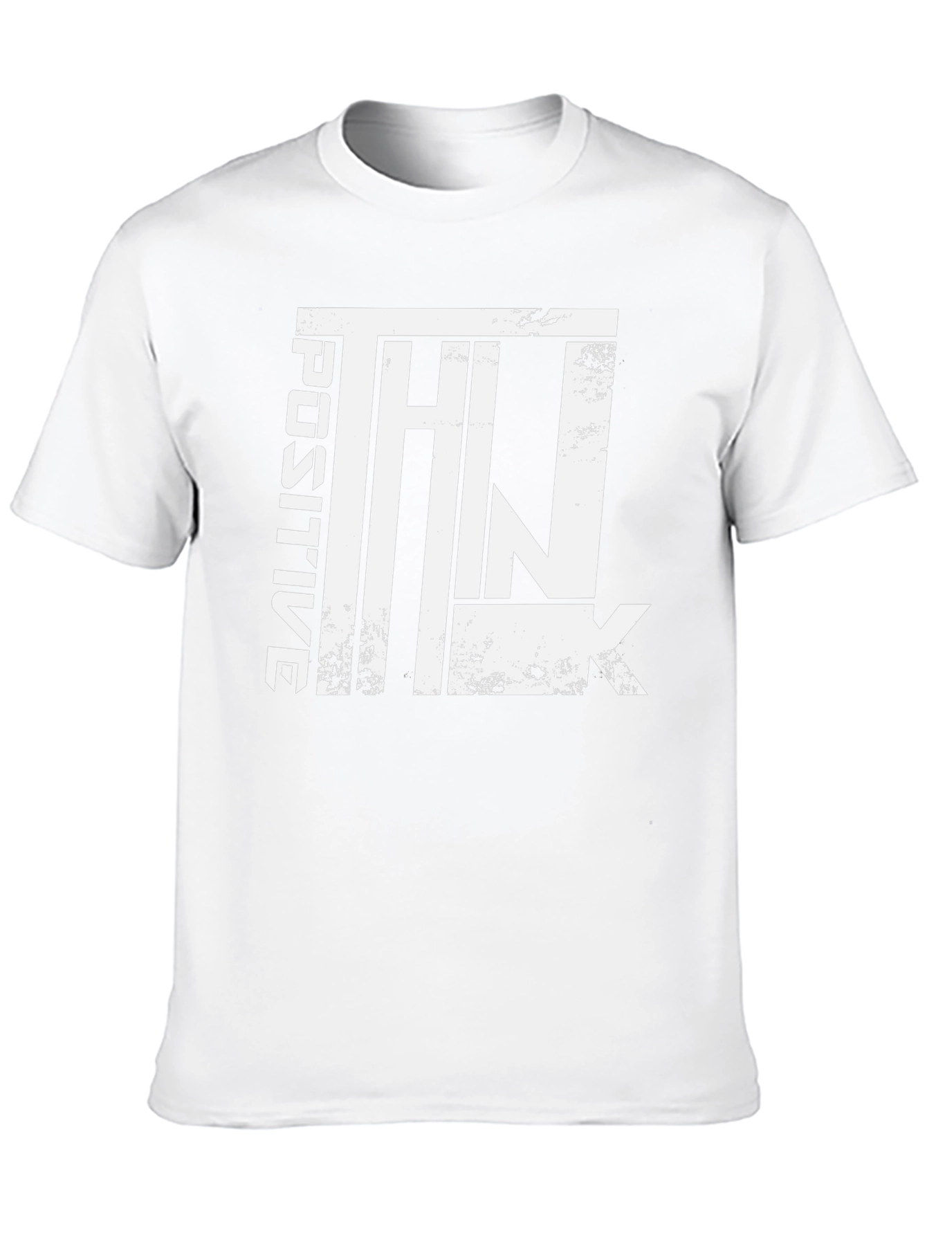 Positive Think Graphic Tee - Unisex Cotton T-Shirt