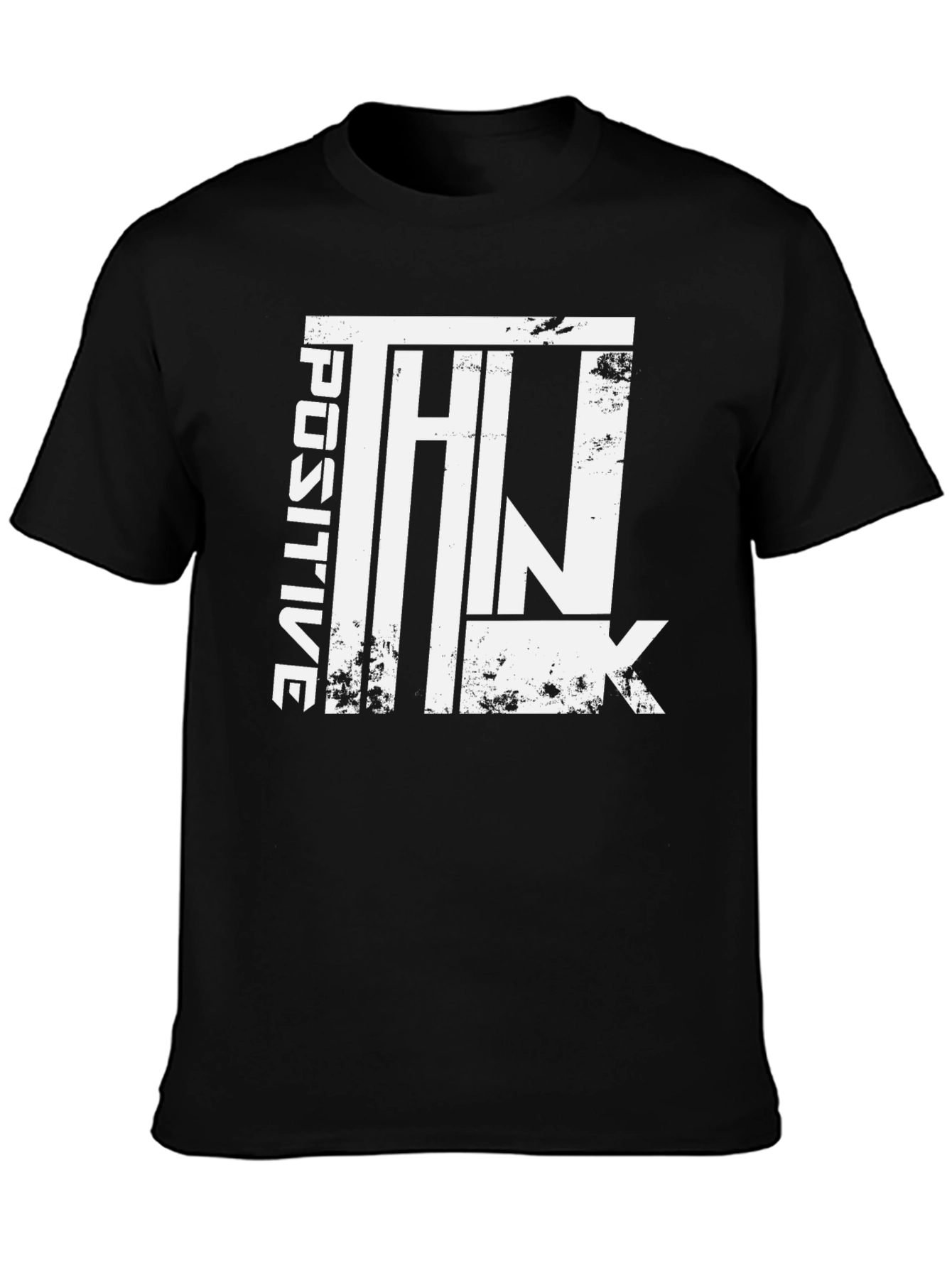 Positive Think Graphic Tee - Unisex Cotton T-Shirt