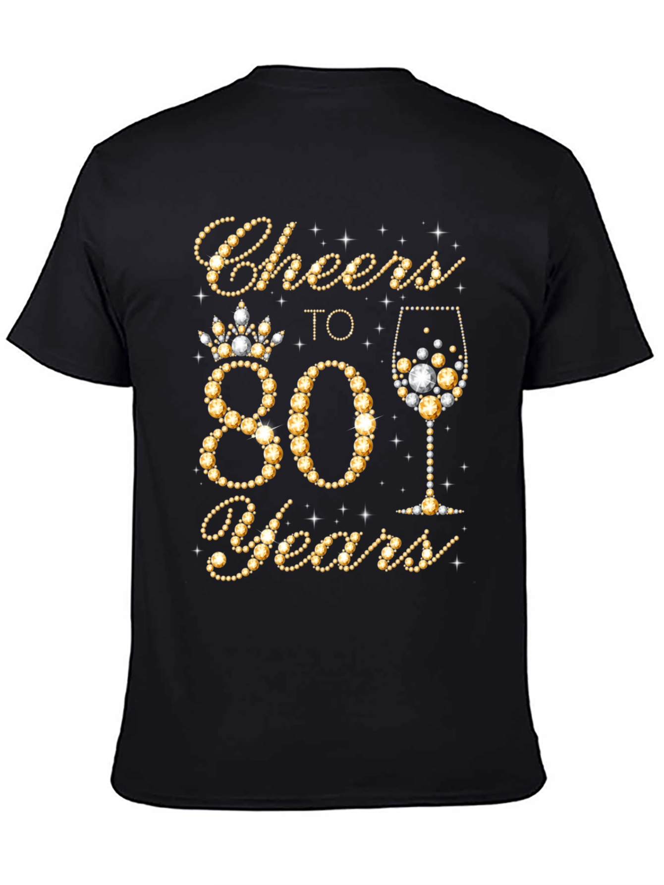 Cheers to 80 Years Birthday T-Shirt