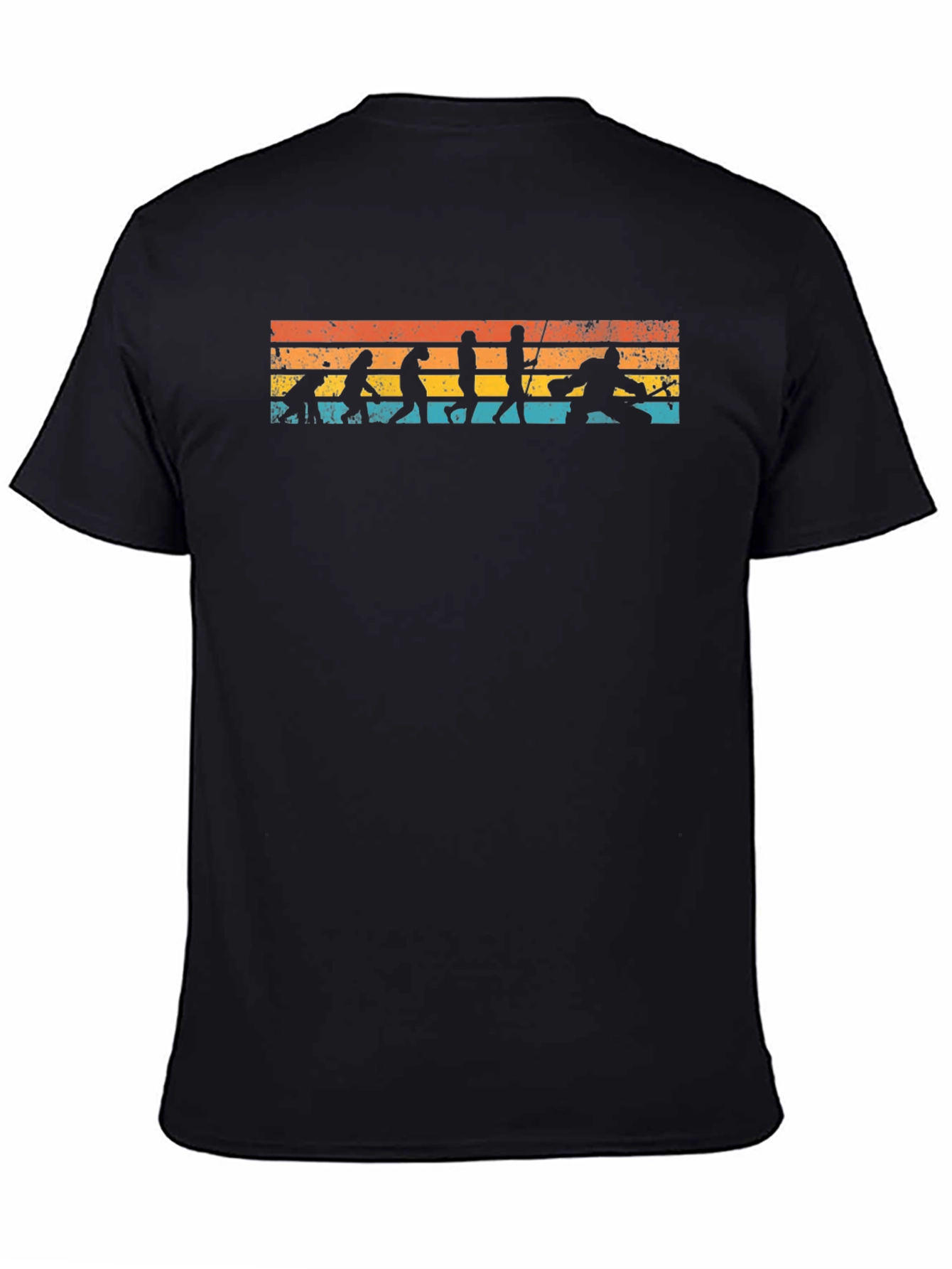 Hockey Evolution Graphic Tee - Black