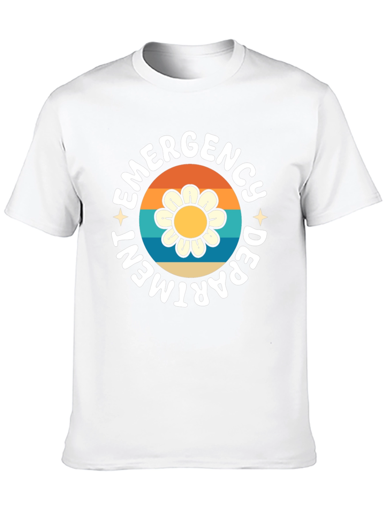 Emergency Department Flower Graphic Tee