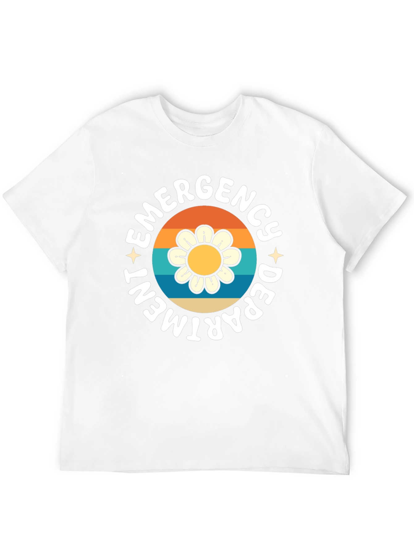Emergency Department Flower Graphic Tee