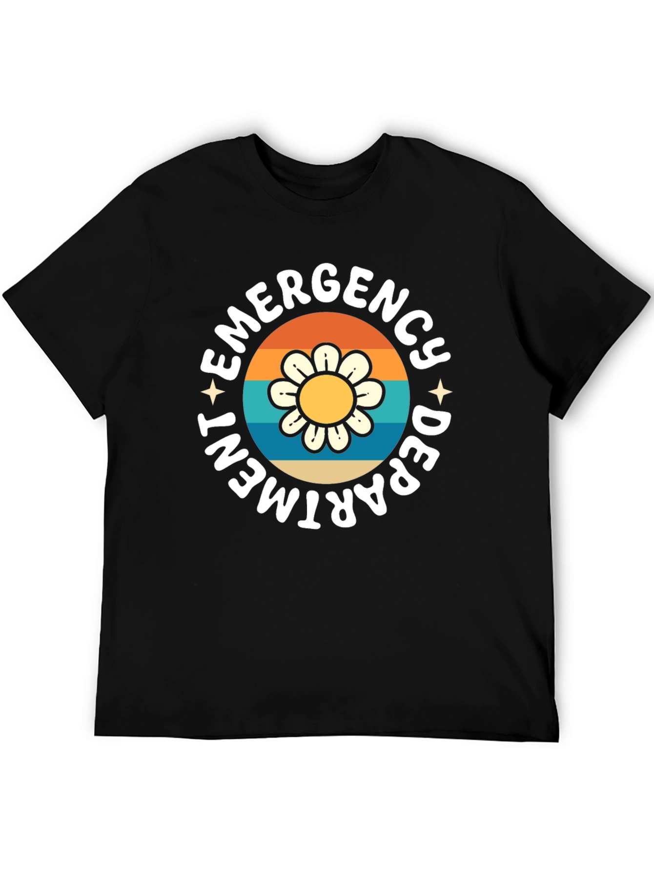 Emergency Department Flower Graphic Tee