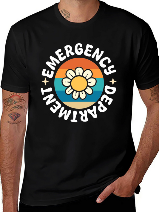 Emergency Department Flower Graphic Tee