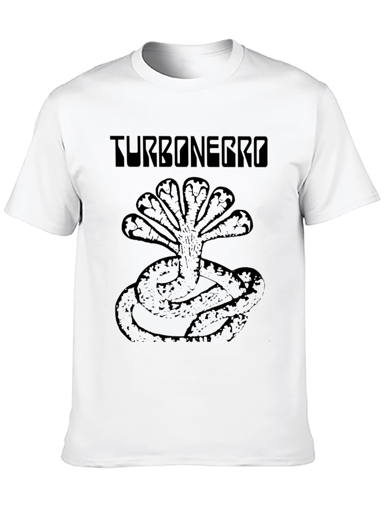 Turbonegro T-Shirt Snake Logo Band Tee Black