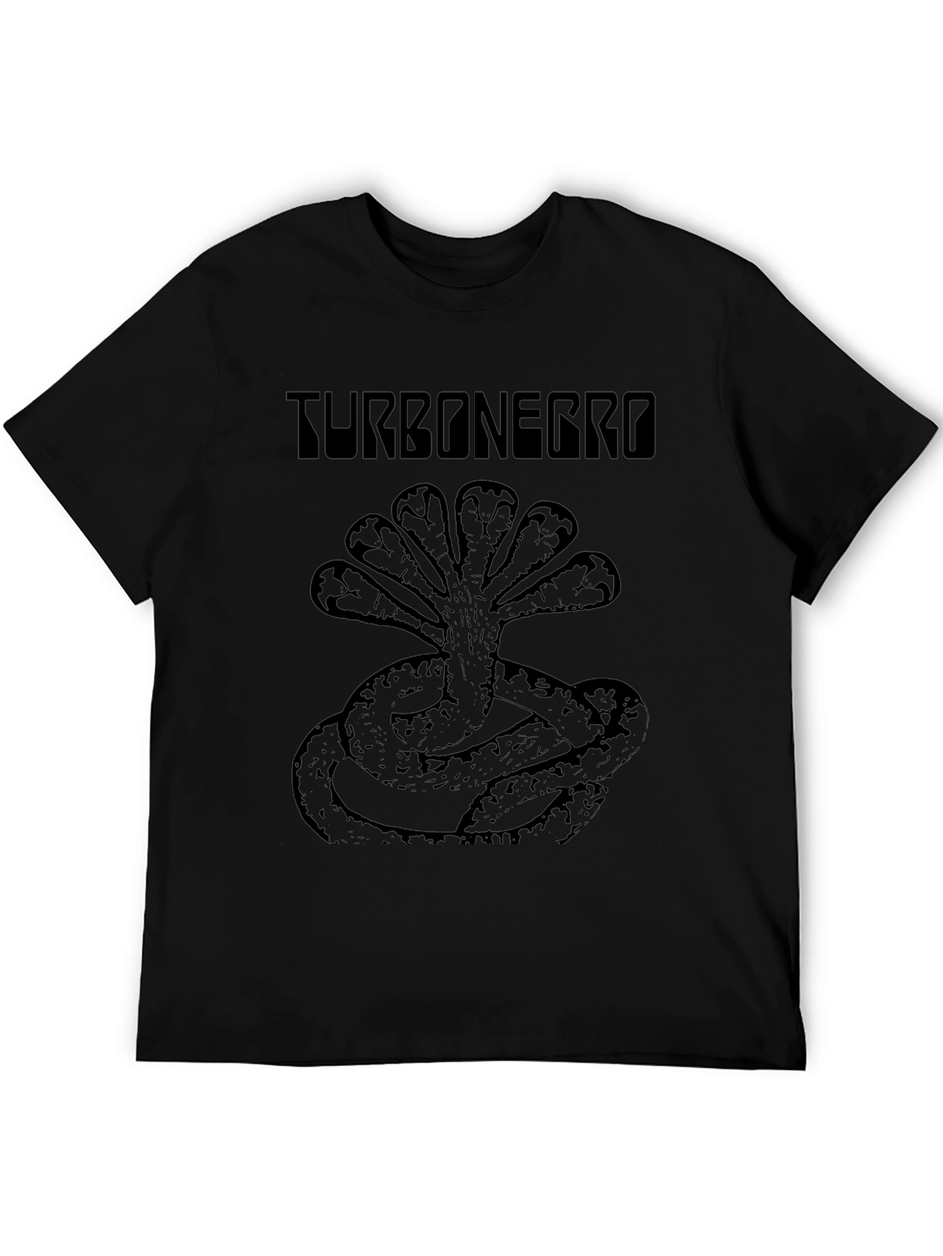 Turbonegro T-Shirt Snake Logo Band Tee Black