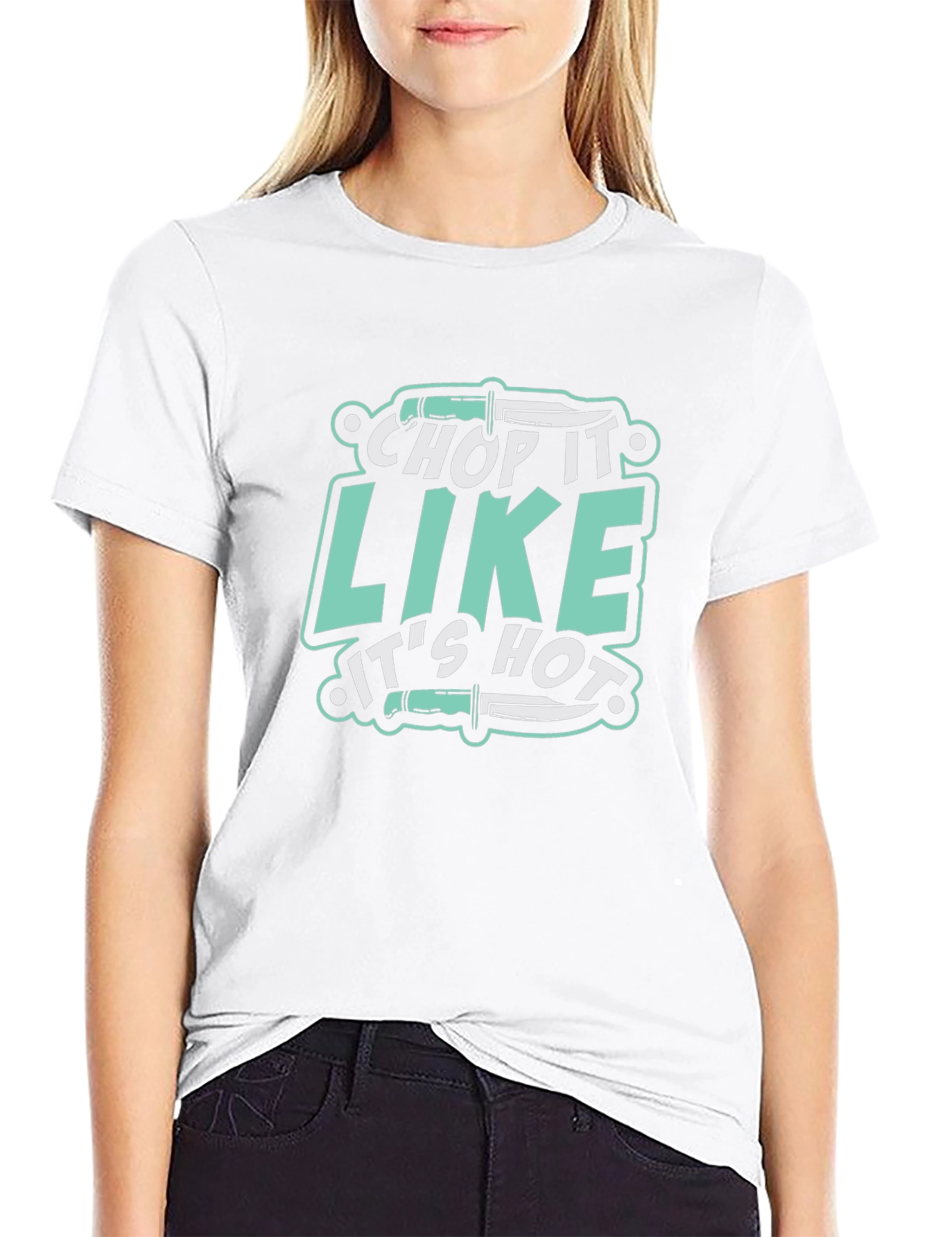 Chop It Like Its Hot Black T-Shirt