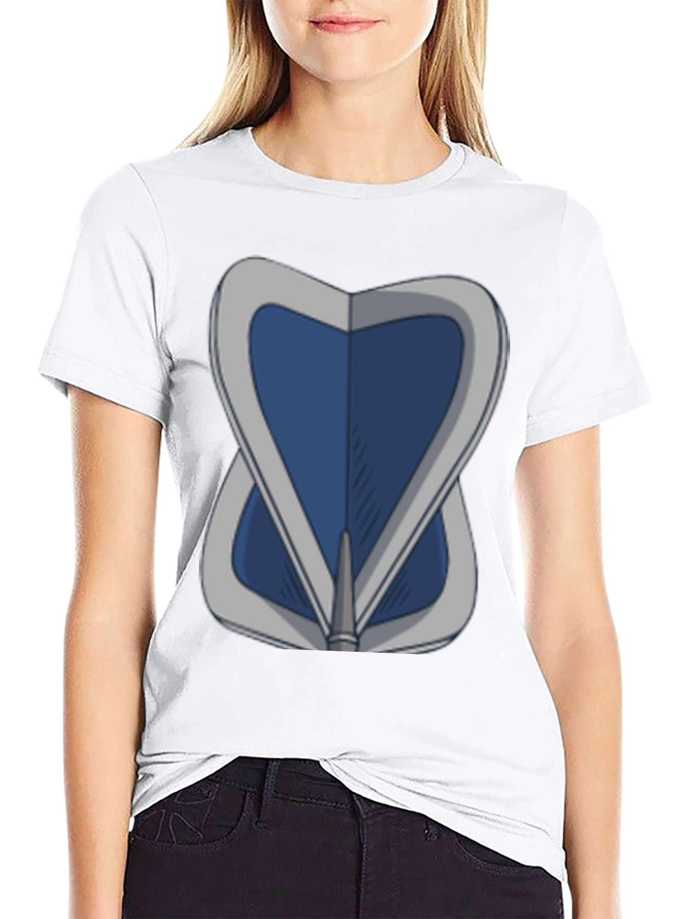 Blue Shield Graphic Tee - Stylish & Unique Design