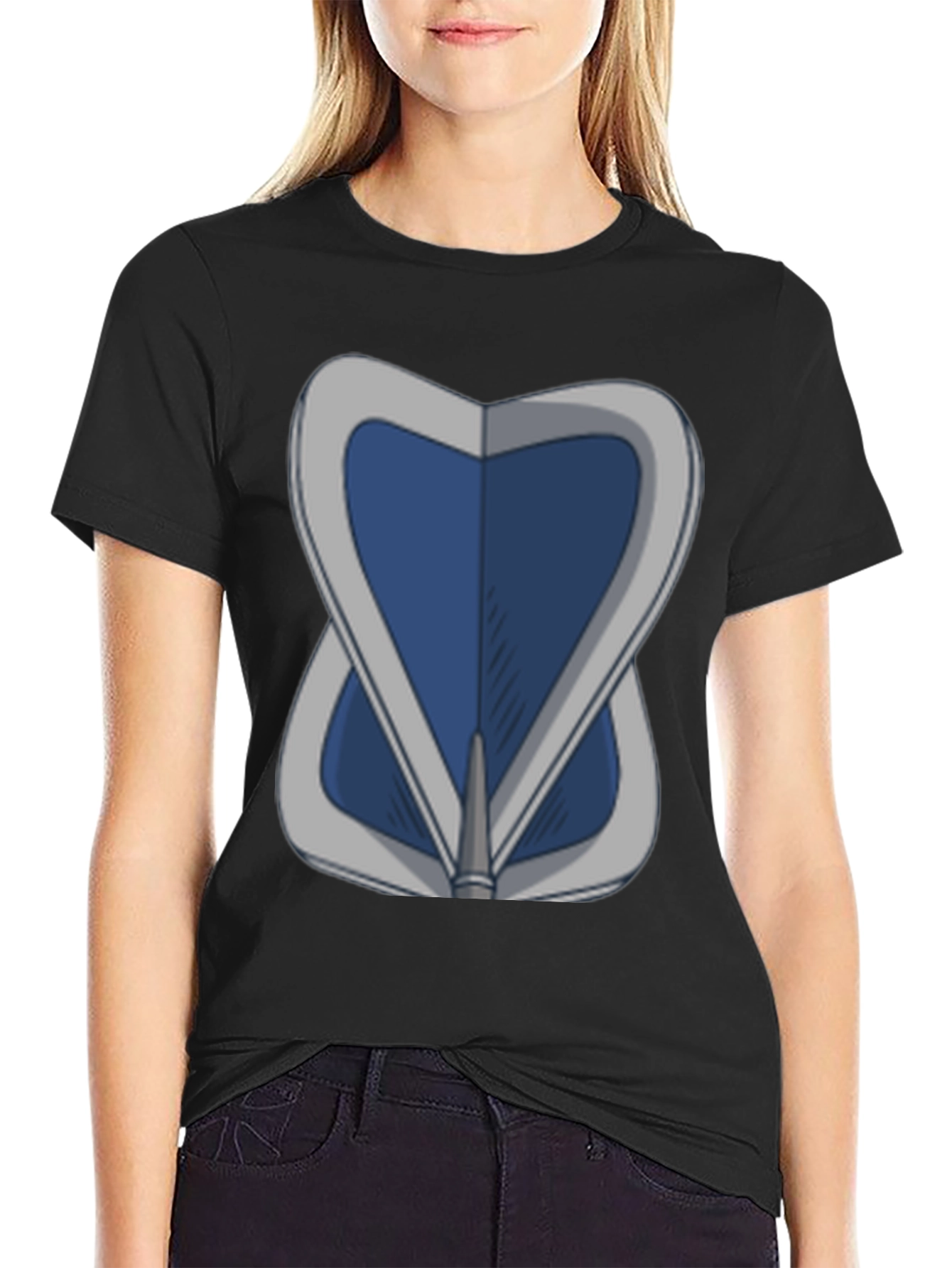Blue Shield Graphic Tee - Stylish & Unique Design
