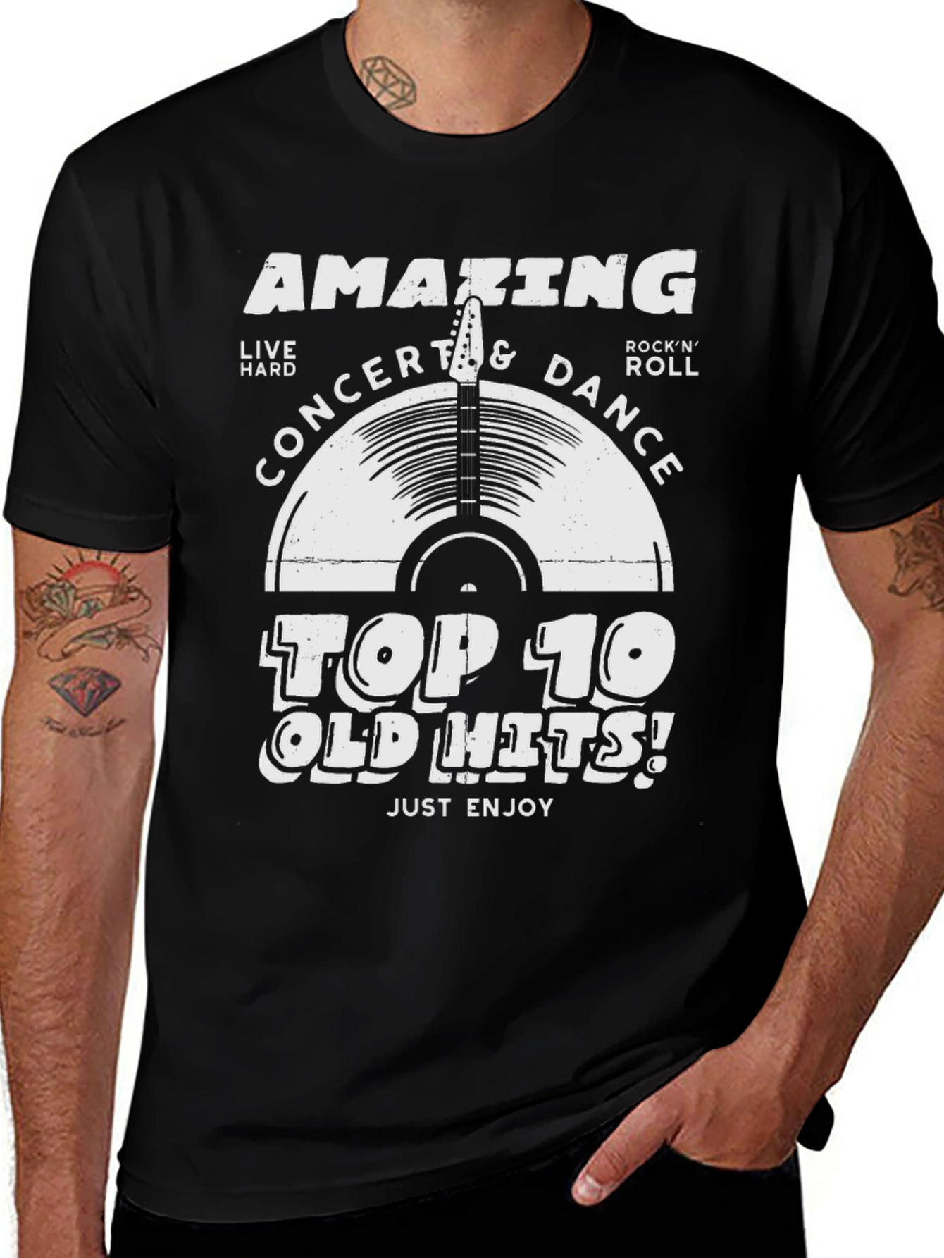 Amazing Top 10 Old Hits Concert T-Shirt