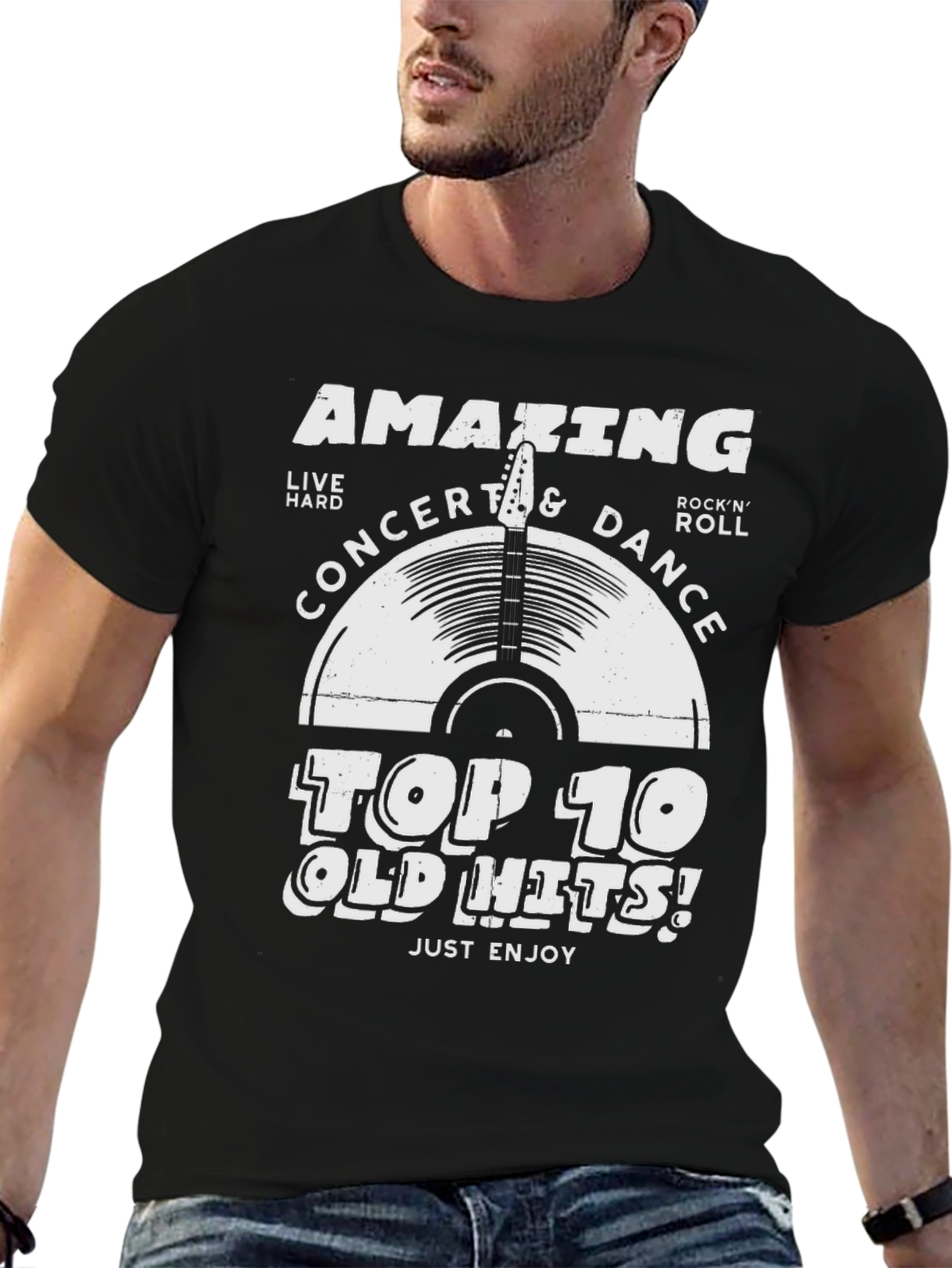 Amazing Top 10 Old Hits Concert T-Shirt