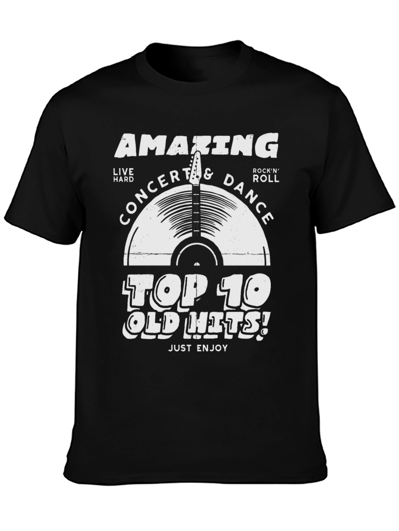 Amazing Top 10 Old Hits Concert T-Shirt