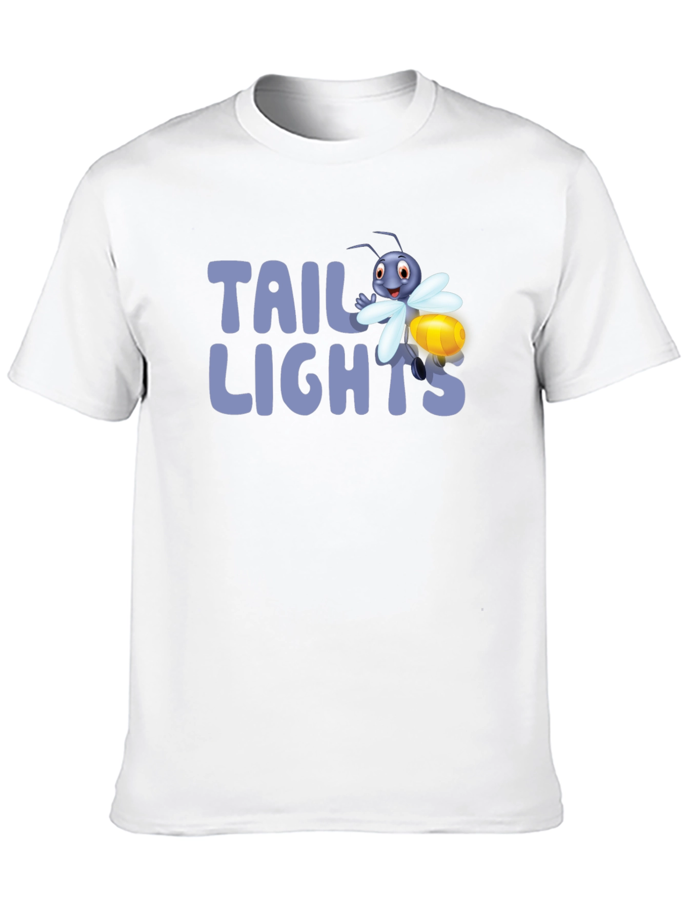 Tail Lights Firefly Graphic Tee - Black Cotton T-Shirt
