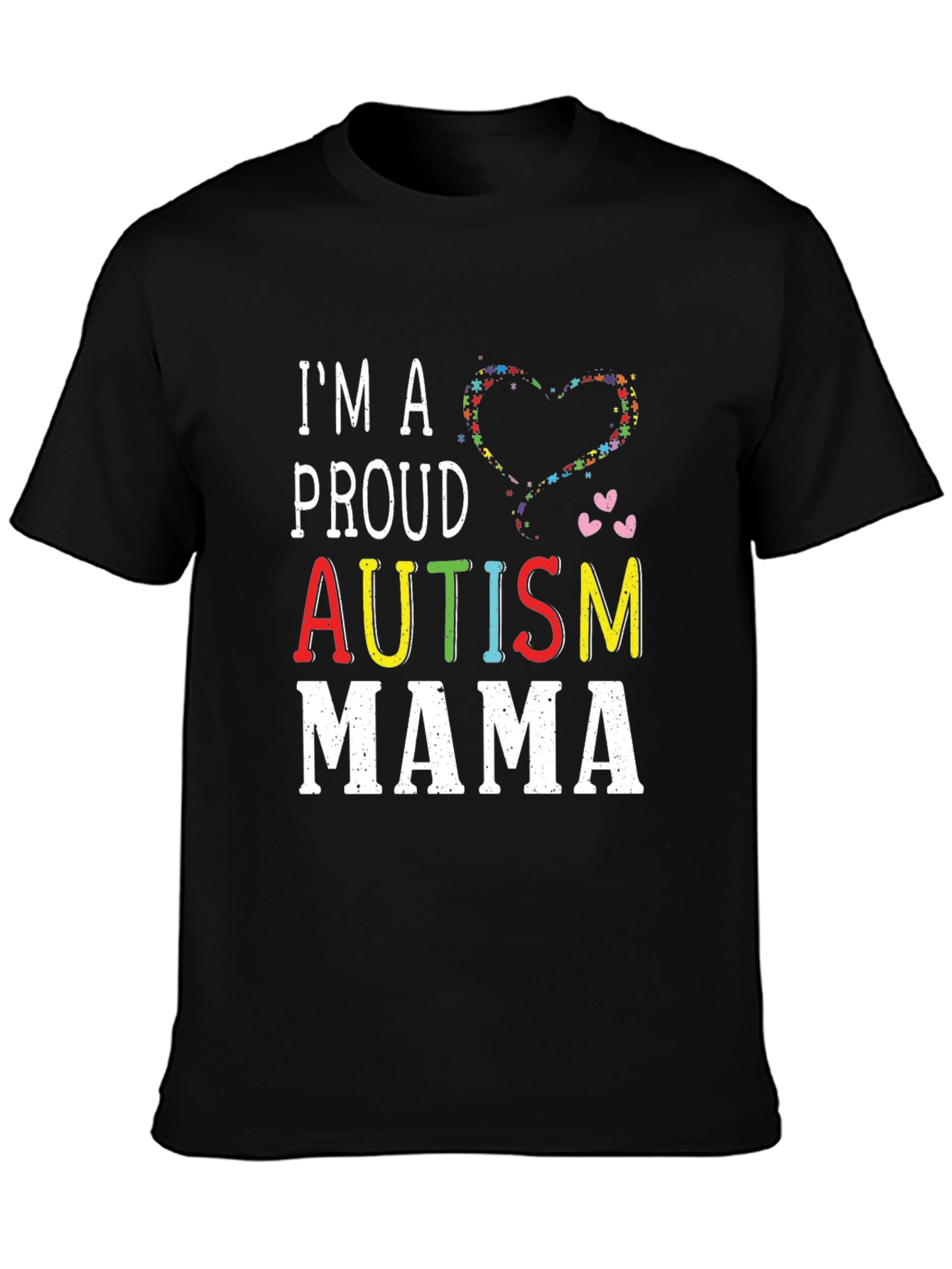 Proud Autism Mama Graphic T-Shirt