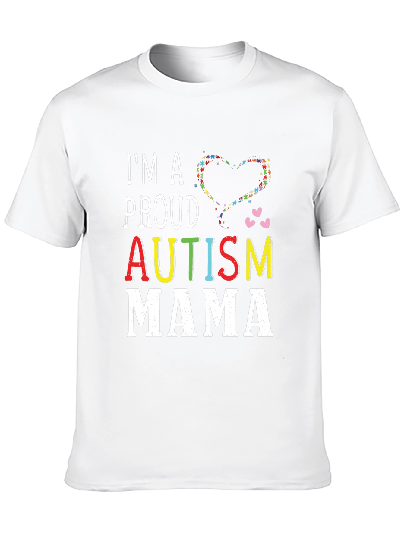 Proud Autism Mama Graphic T-Shirt