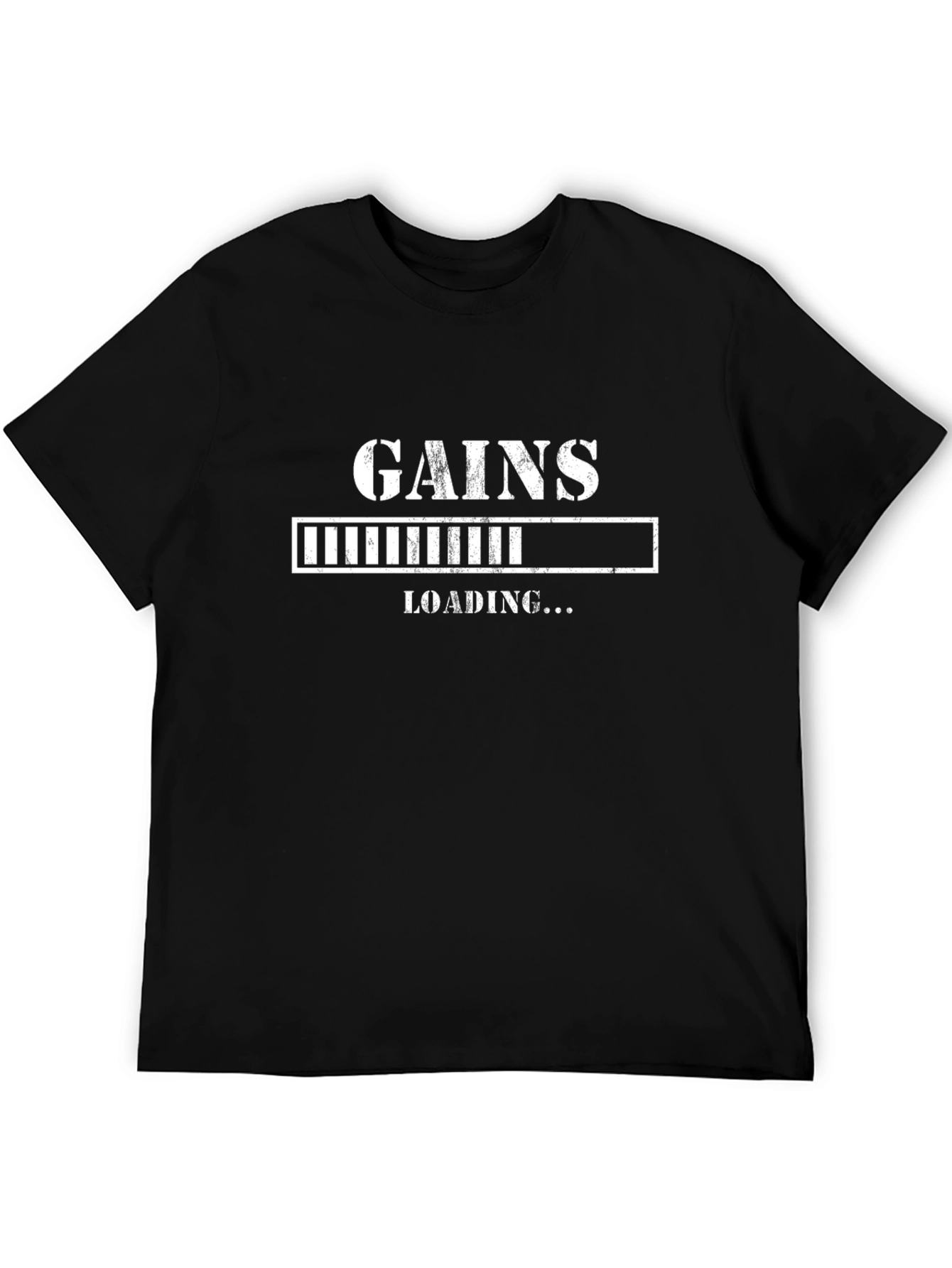 Gains Loading Funny Workout T-Shirt
