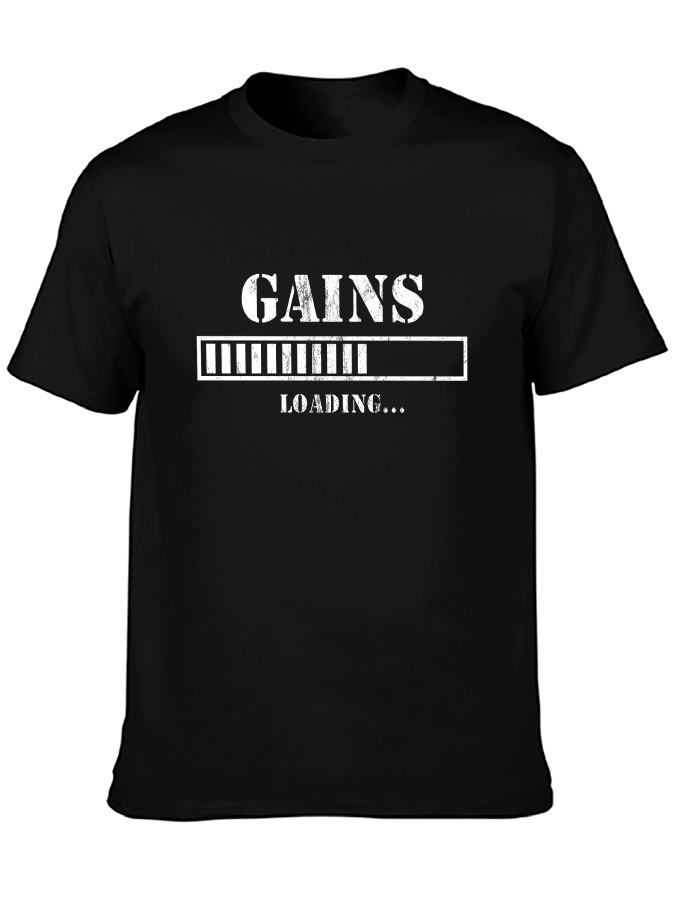 Gains Loading Funny Workout T-Shirt