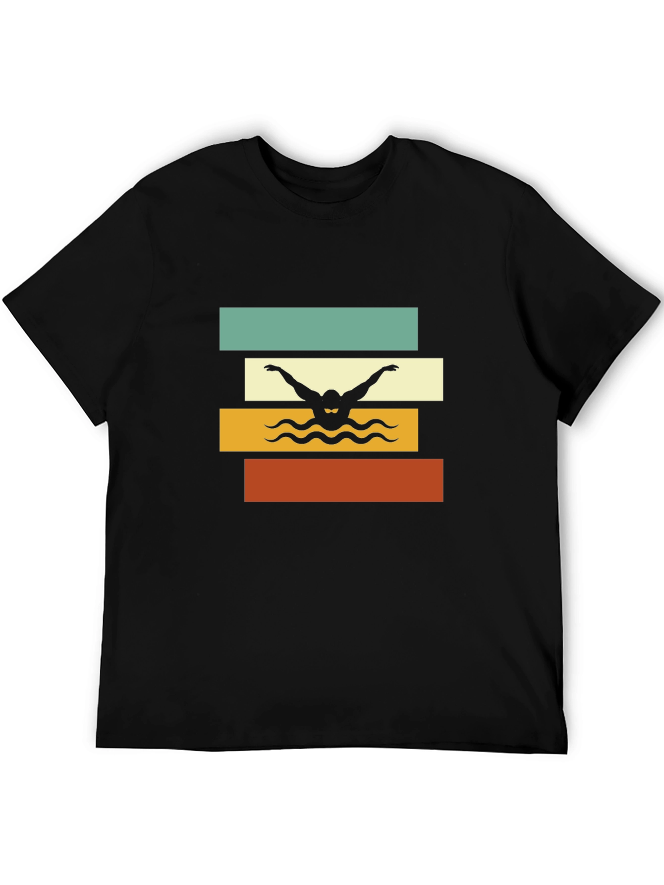 Retro Swimmer Graphic Tee - Stylish & Unique!