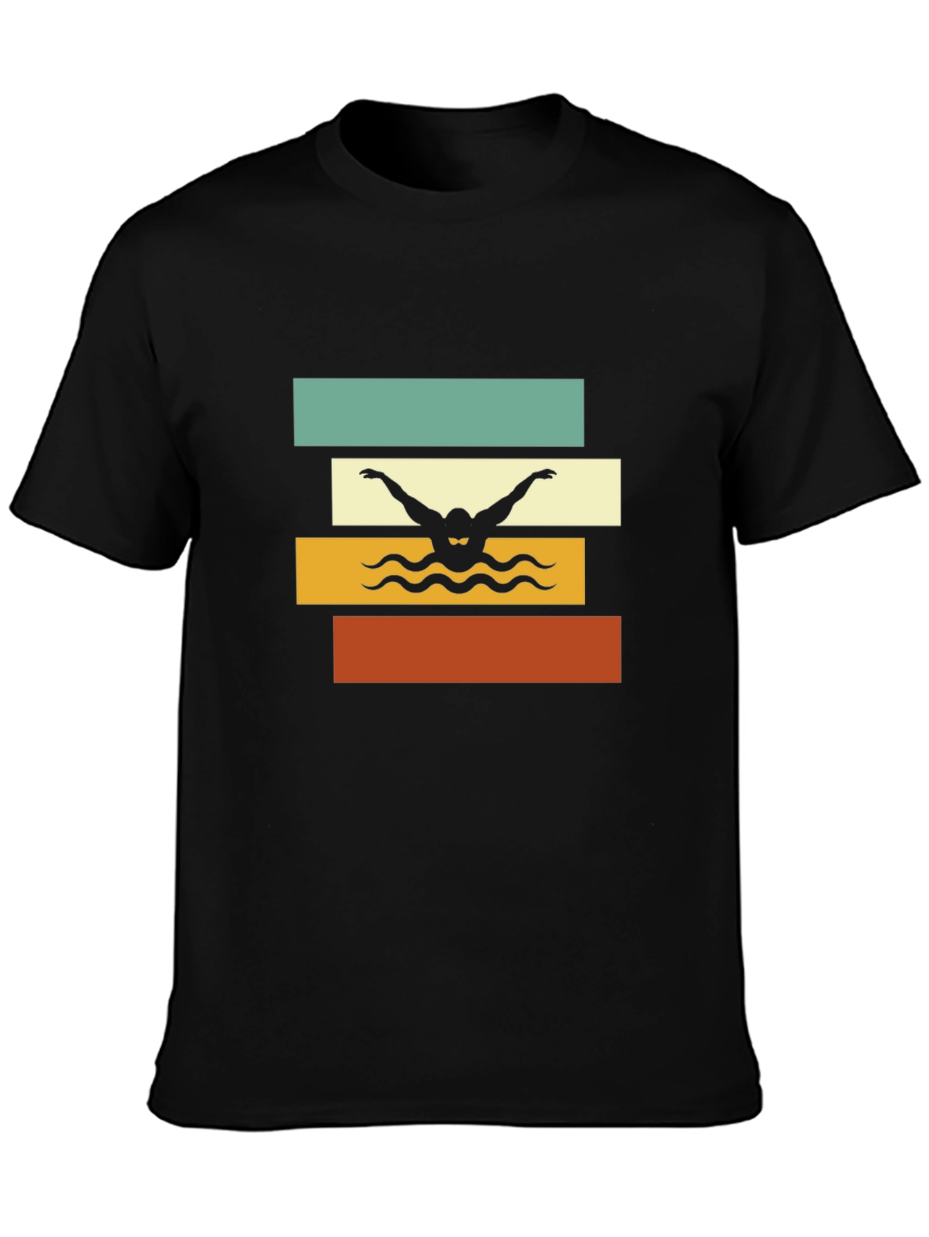 Retro Swimmer Graphic Tee - Stylish & Unique!