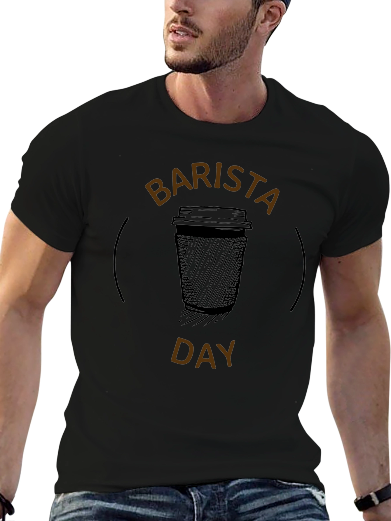 Barista Day Graphic Tee - Black