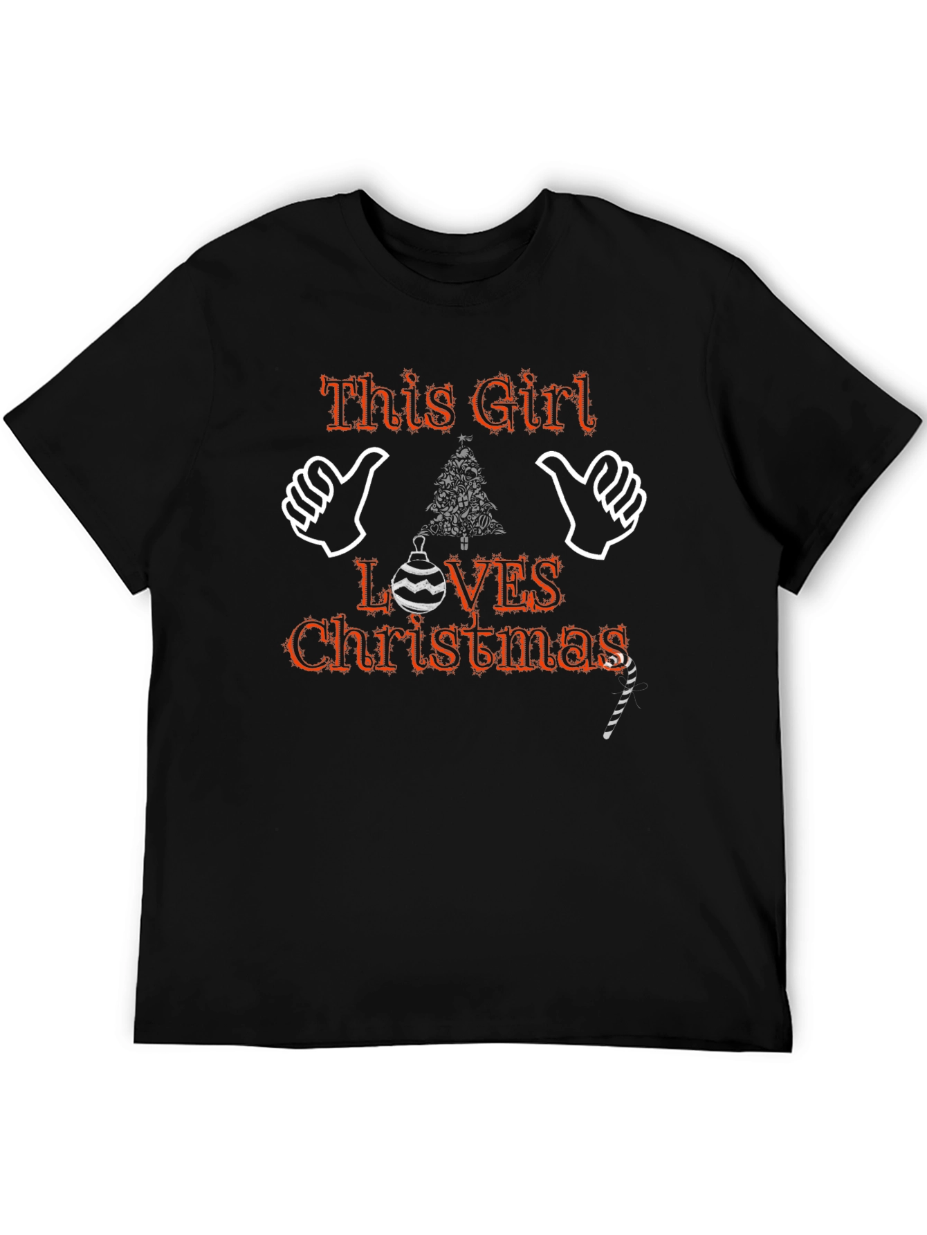 This Girl Loves Christmas T-Shirt Holiday Season Tee