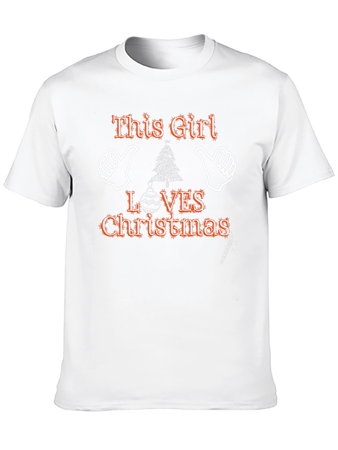 This Girl Loves Christmas T-Shirt Holiday Season Tee