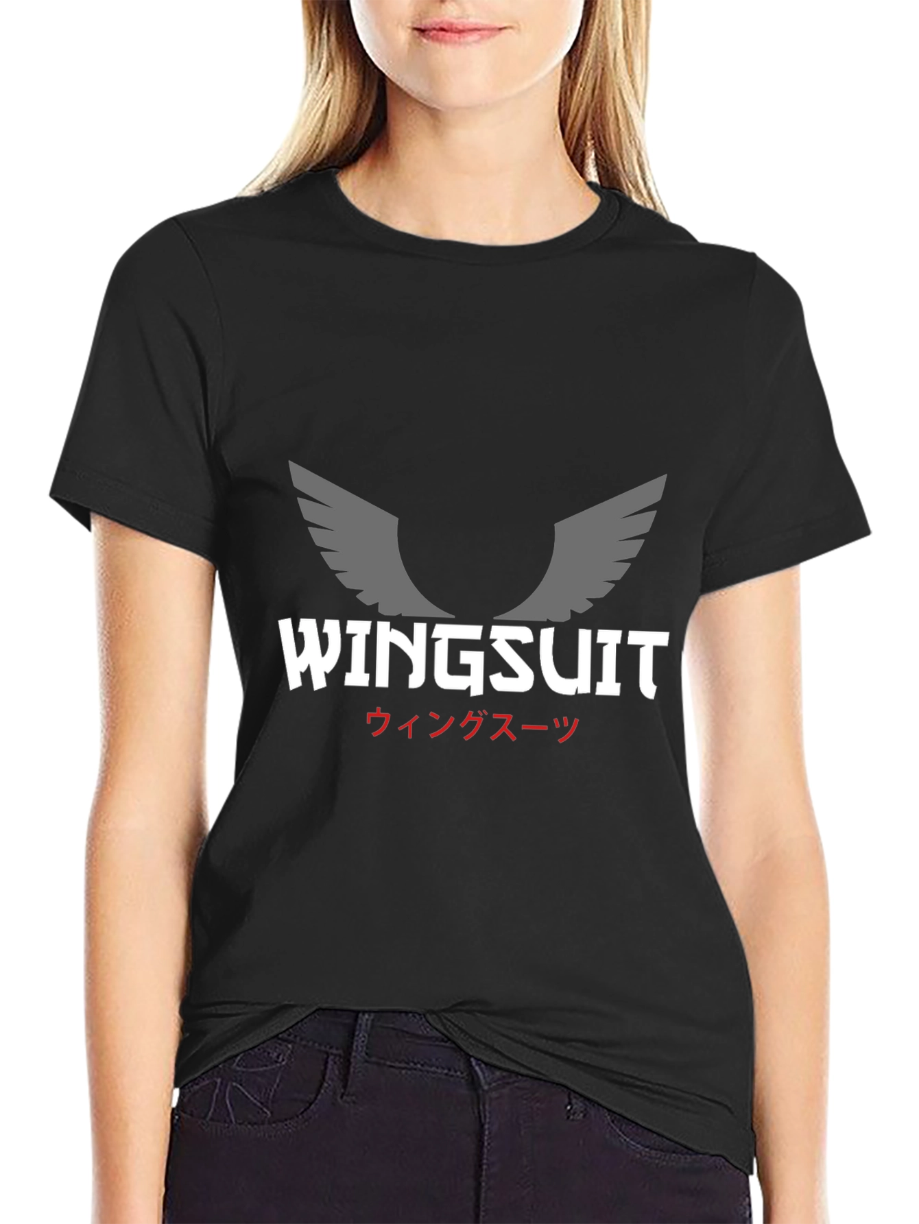 Wingsuit Graphic Black T-Shirt