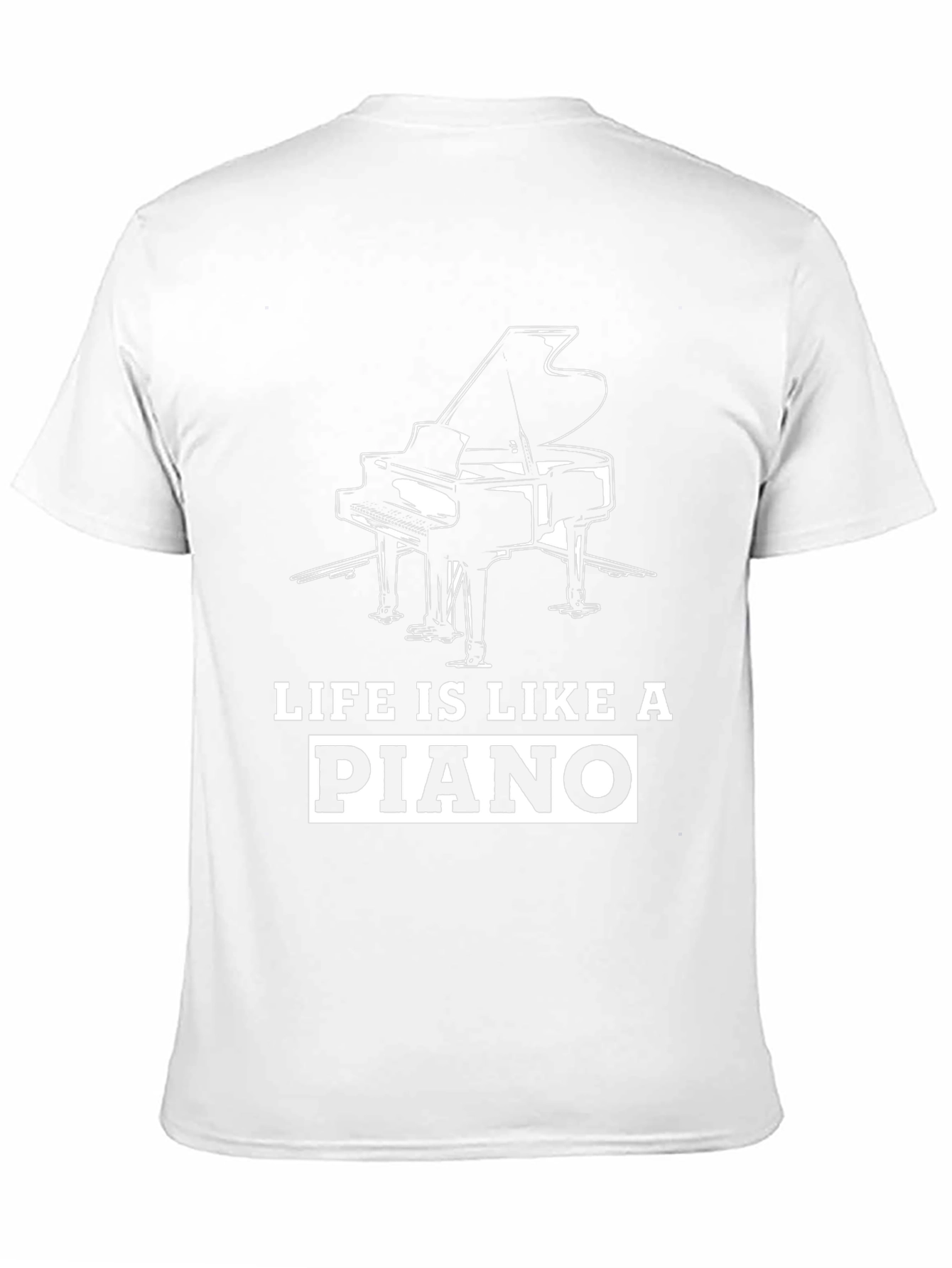 Life is Like a Piano Graphic Tee