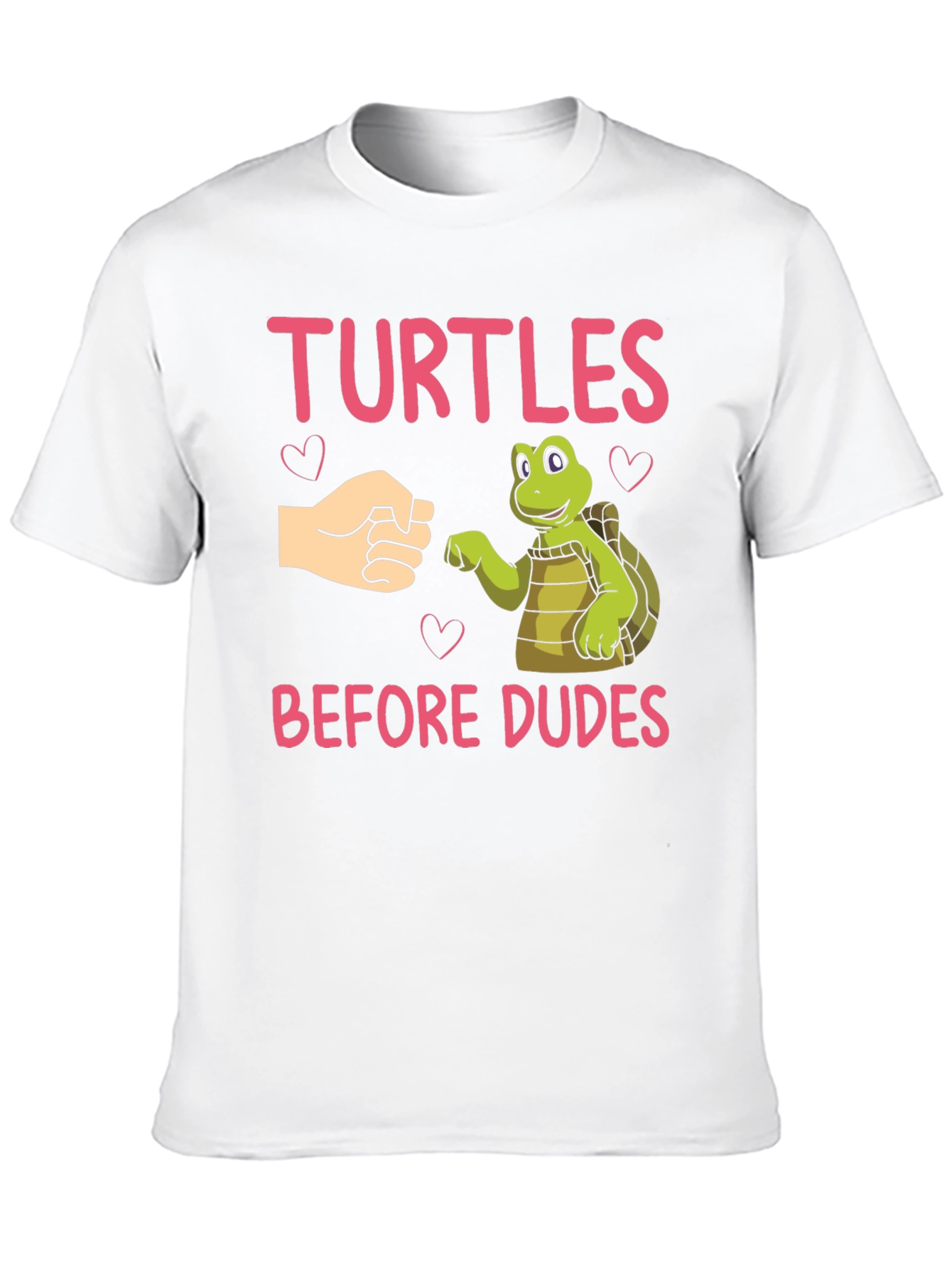 Turtles Before Dudes Black T-Shirt
