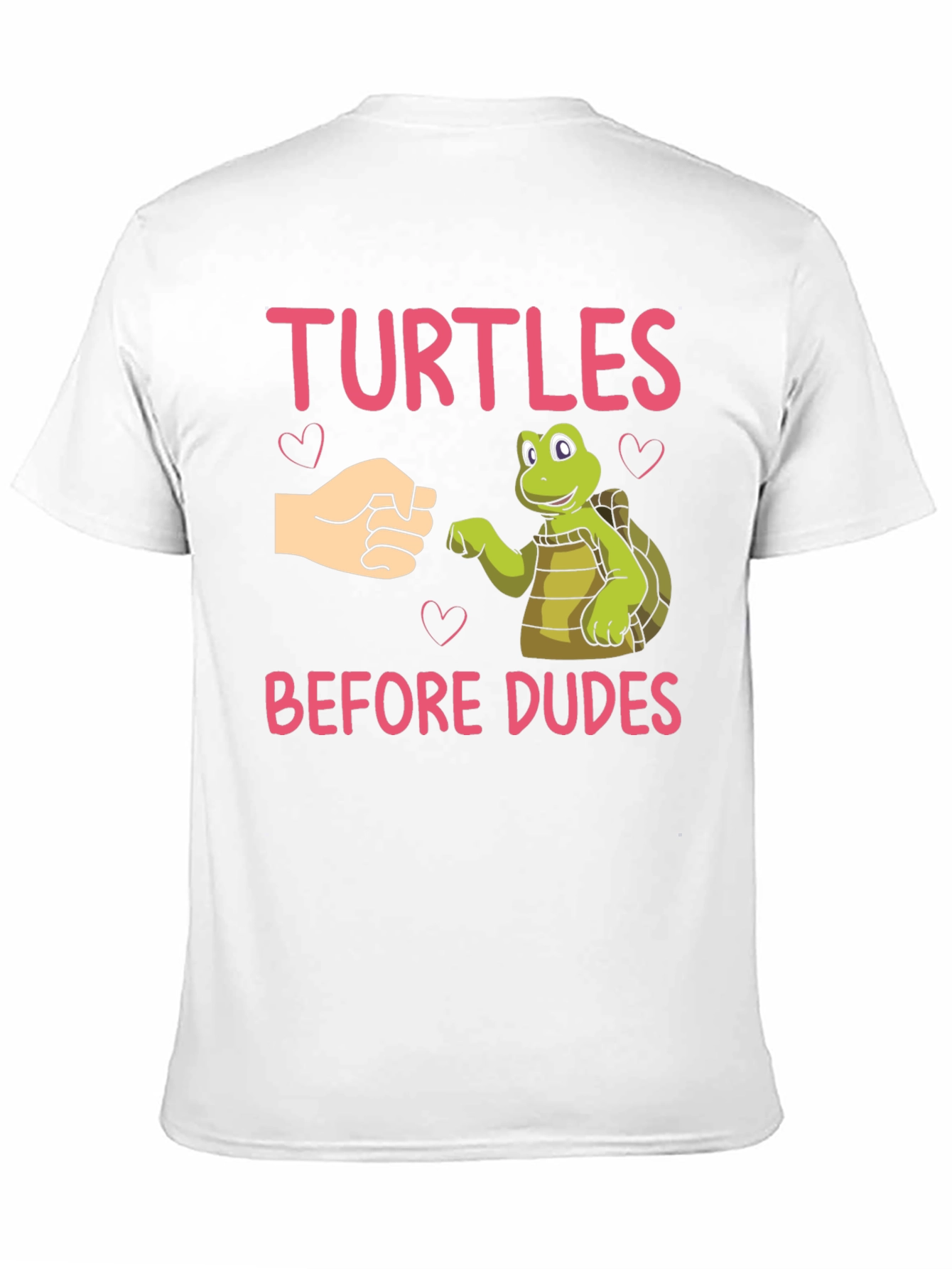 Turtles Before Dudes Black T-Shirt