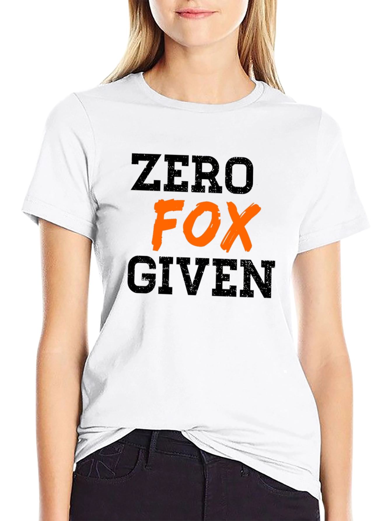 Zero Fox Given Graphic Tee - Casual Black T-Shirt