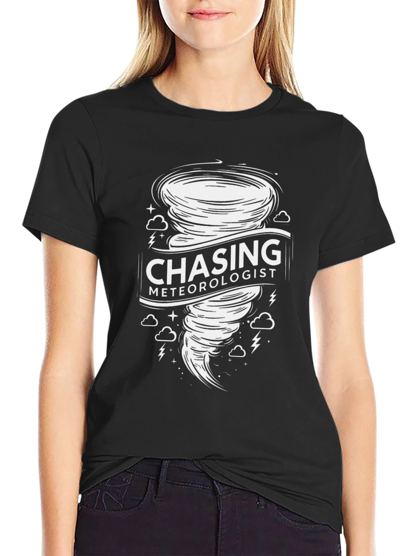 Chasing Meteorologist Graphic T-Shirt