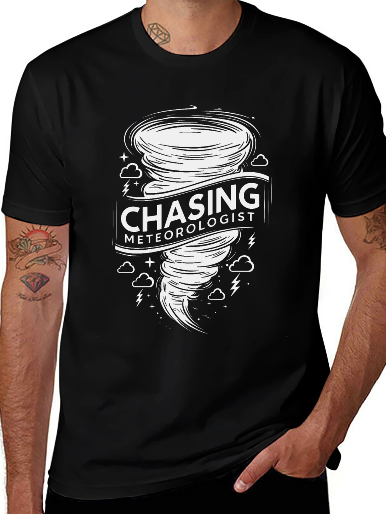 Chasing Meteorologist Graphic T-Shirt