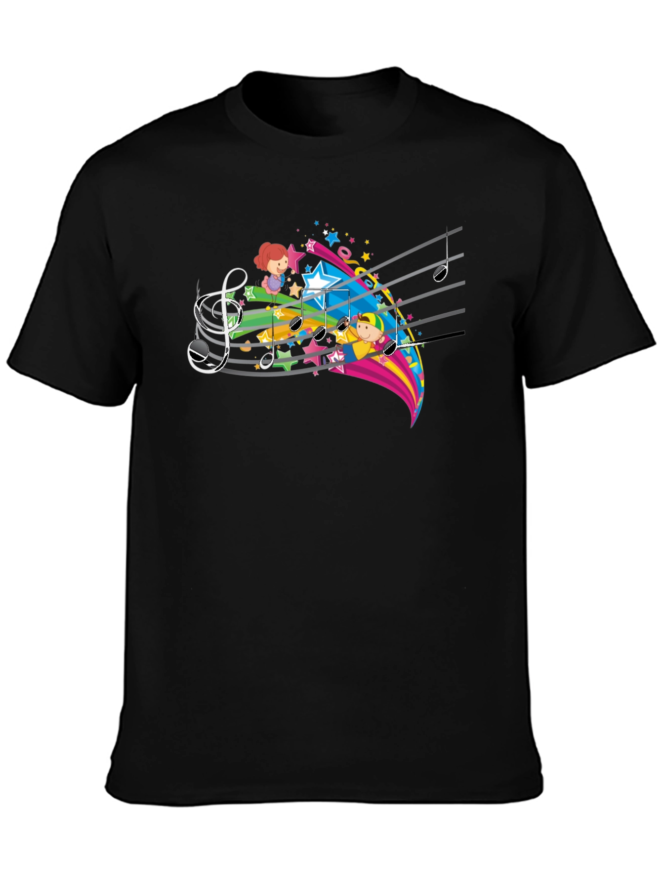 Musical Kids Black T-Shirt